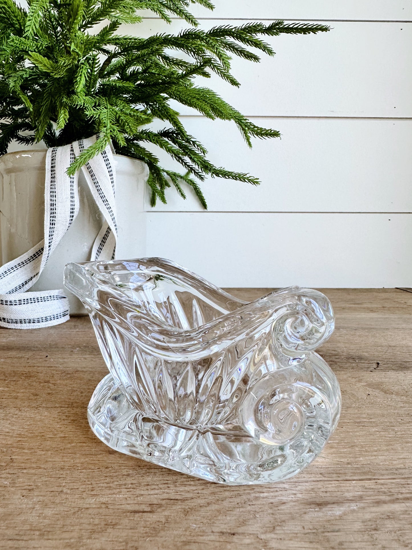 You Choose the Scent - Glass Sleigh Vintage Vessel Candle