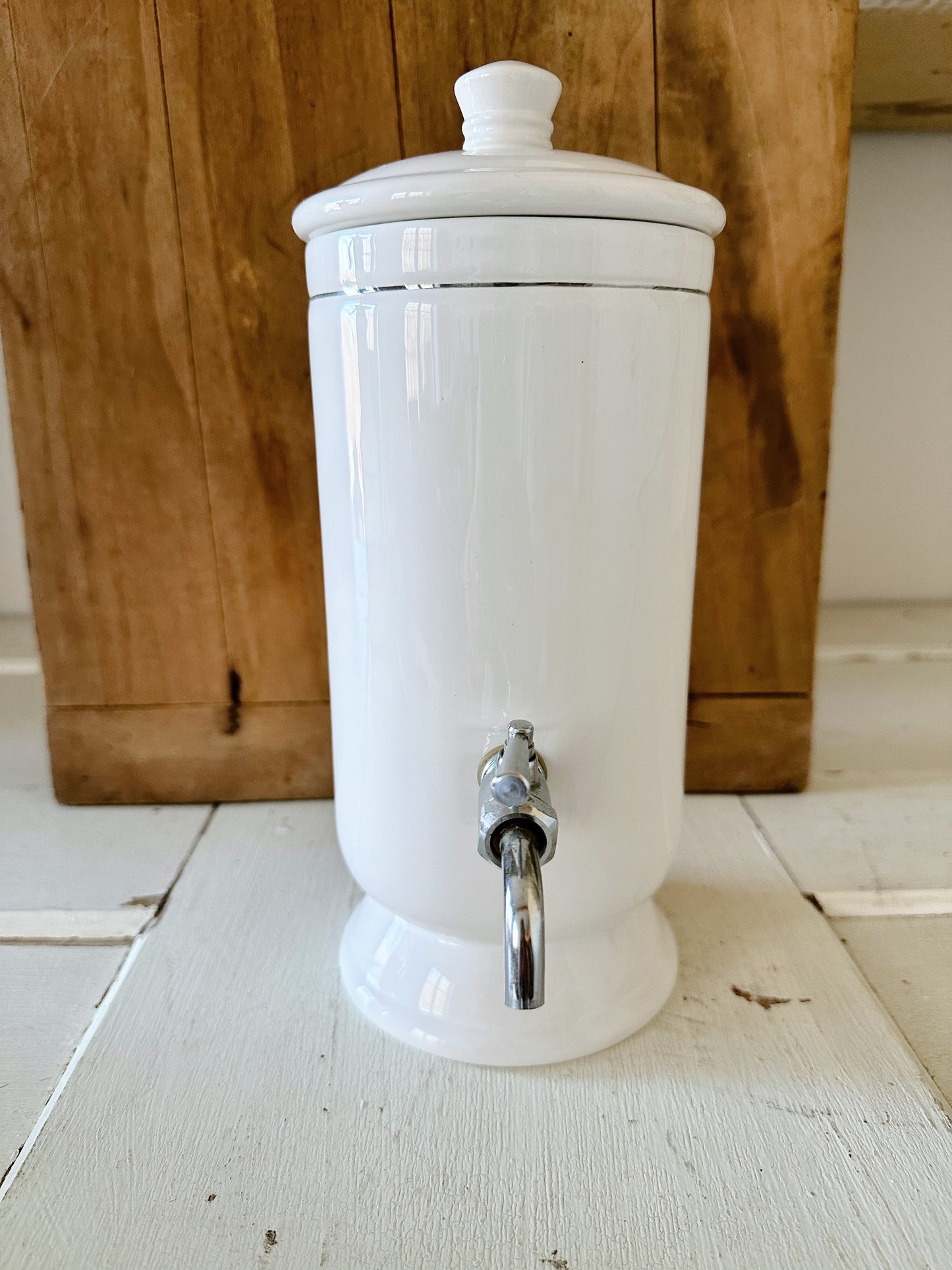 Vintage Porcelain Mouthwash Dispenser