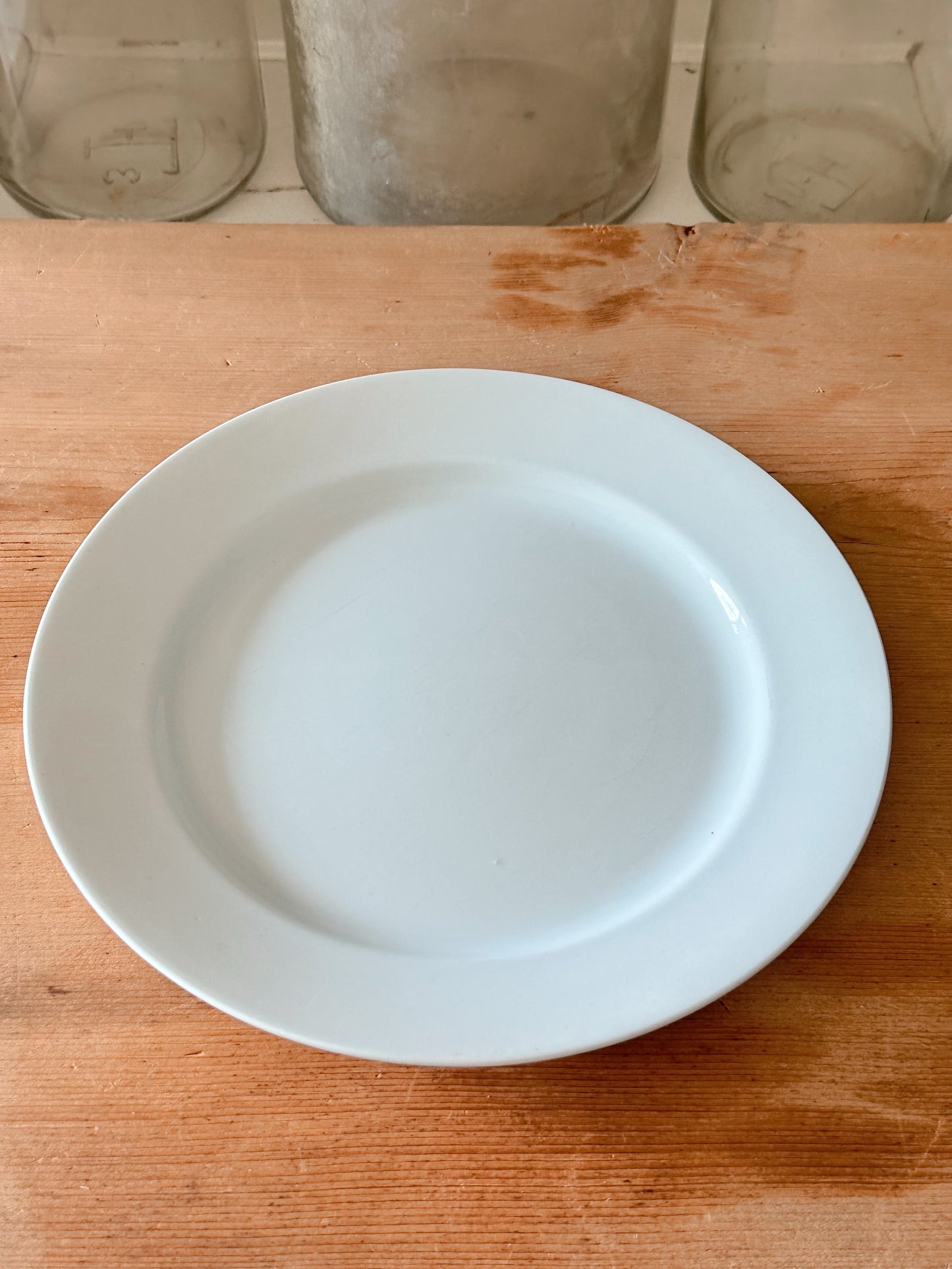 Stack of Four Antique Ironstone DinnerPlates