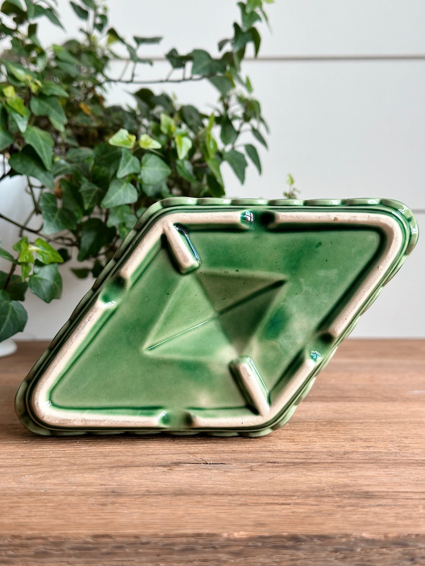 Vintage Diamond Shaped Planter
