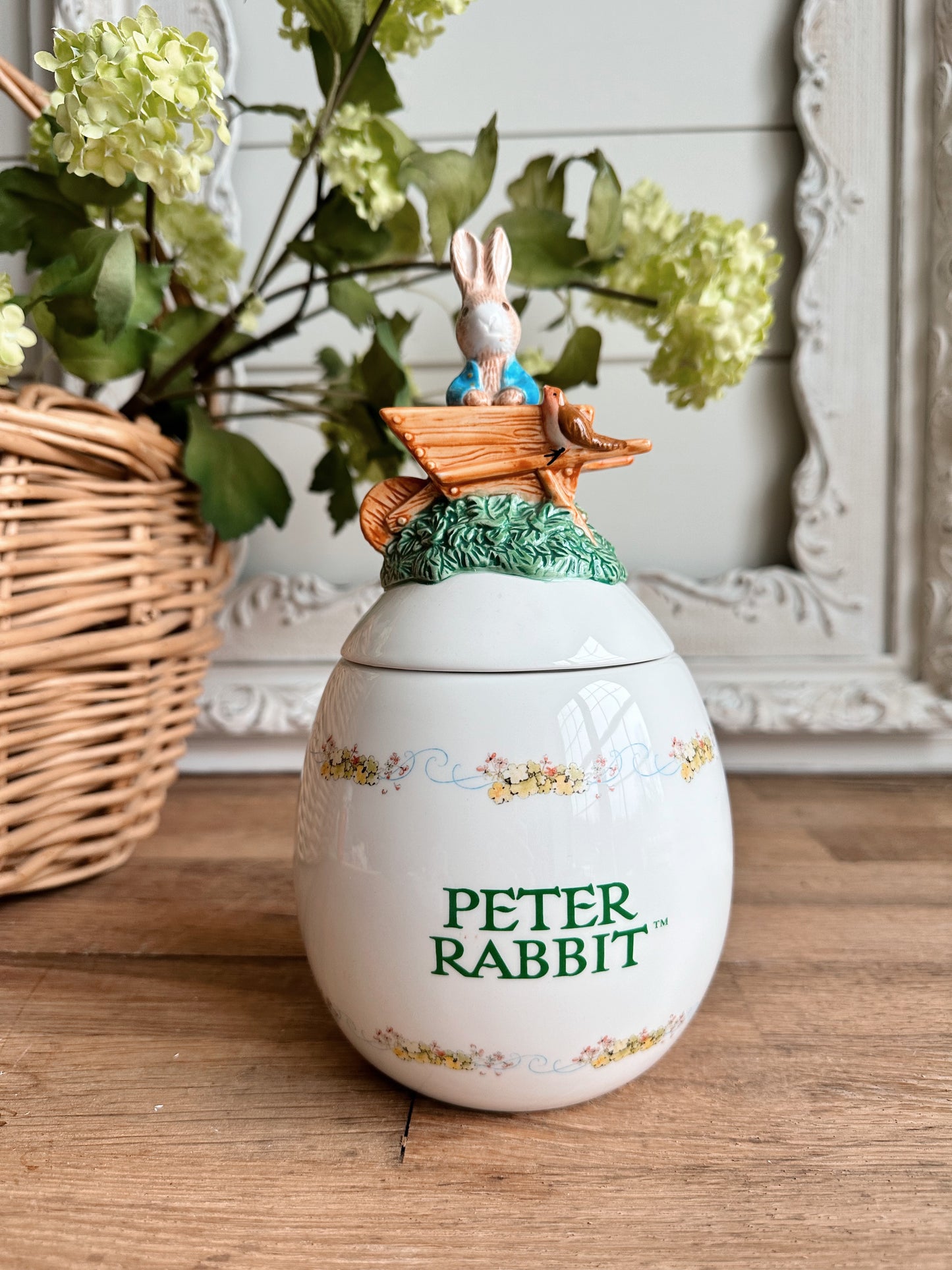 Vintage Teleflora Beatrix Potter Canister