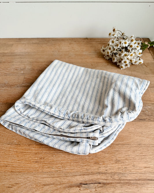 Vintage Ticking Pillow Cover