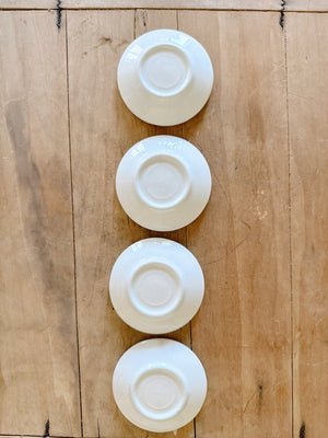 Collection of Four Chunky Restaurant Ware Butter Pats