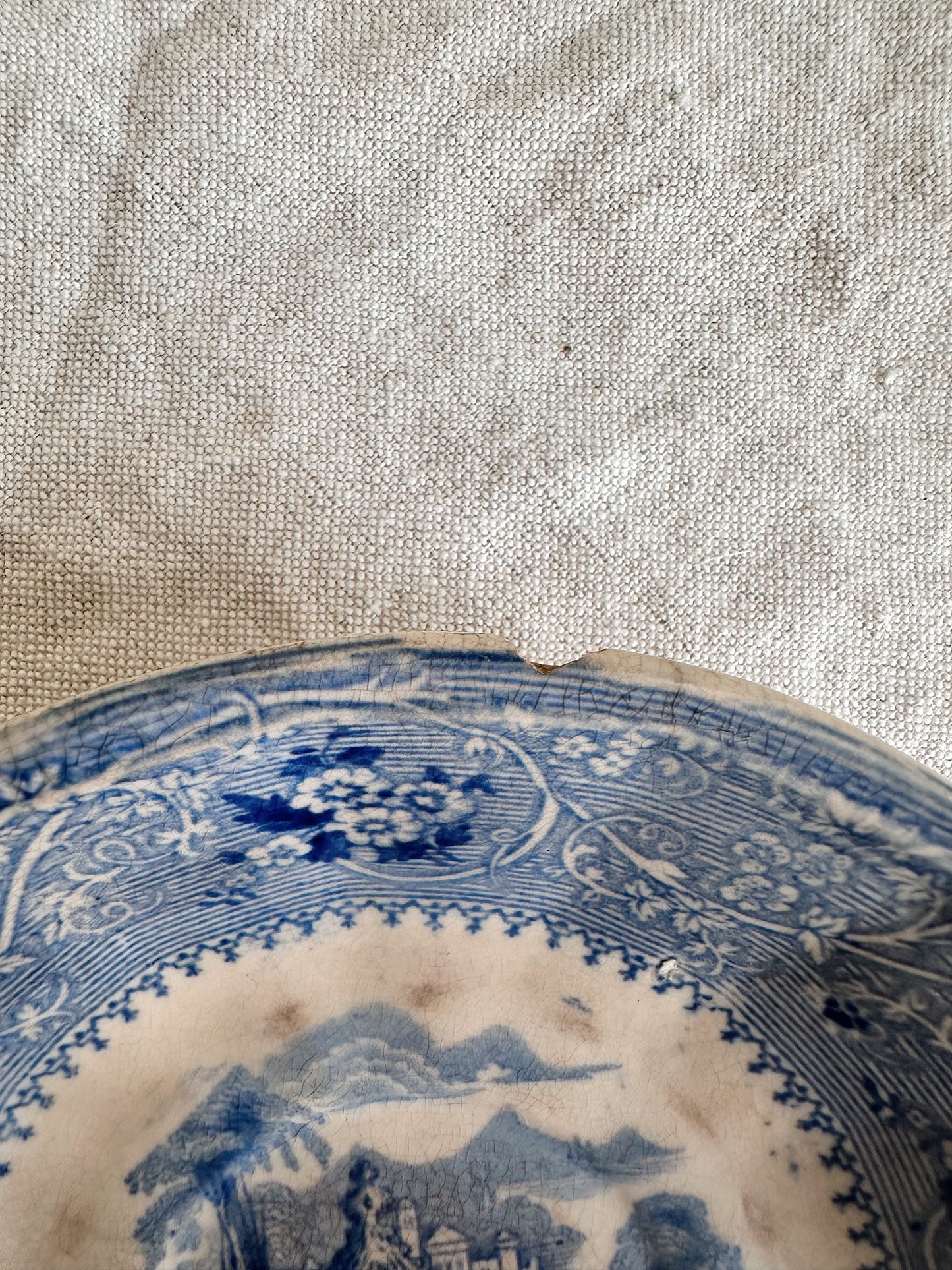 Beautiful Antique Ironstone Dish