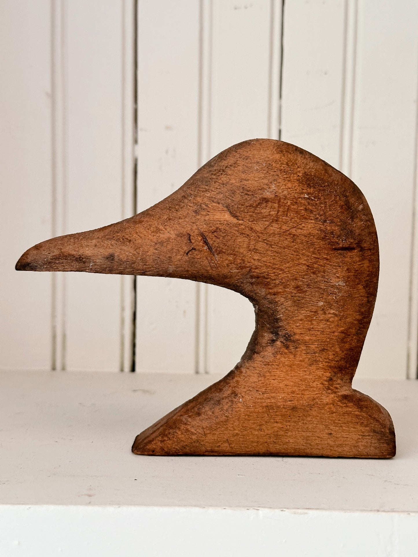 Vintage Wood Duck Decoy Head