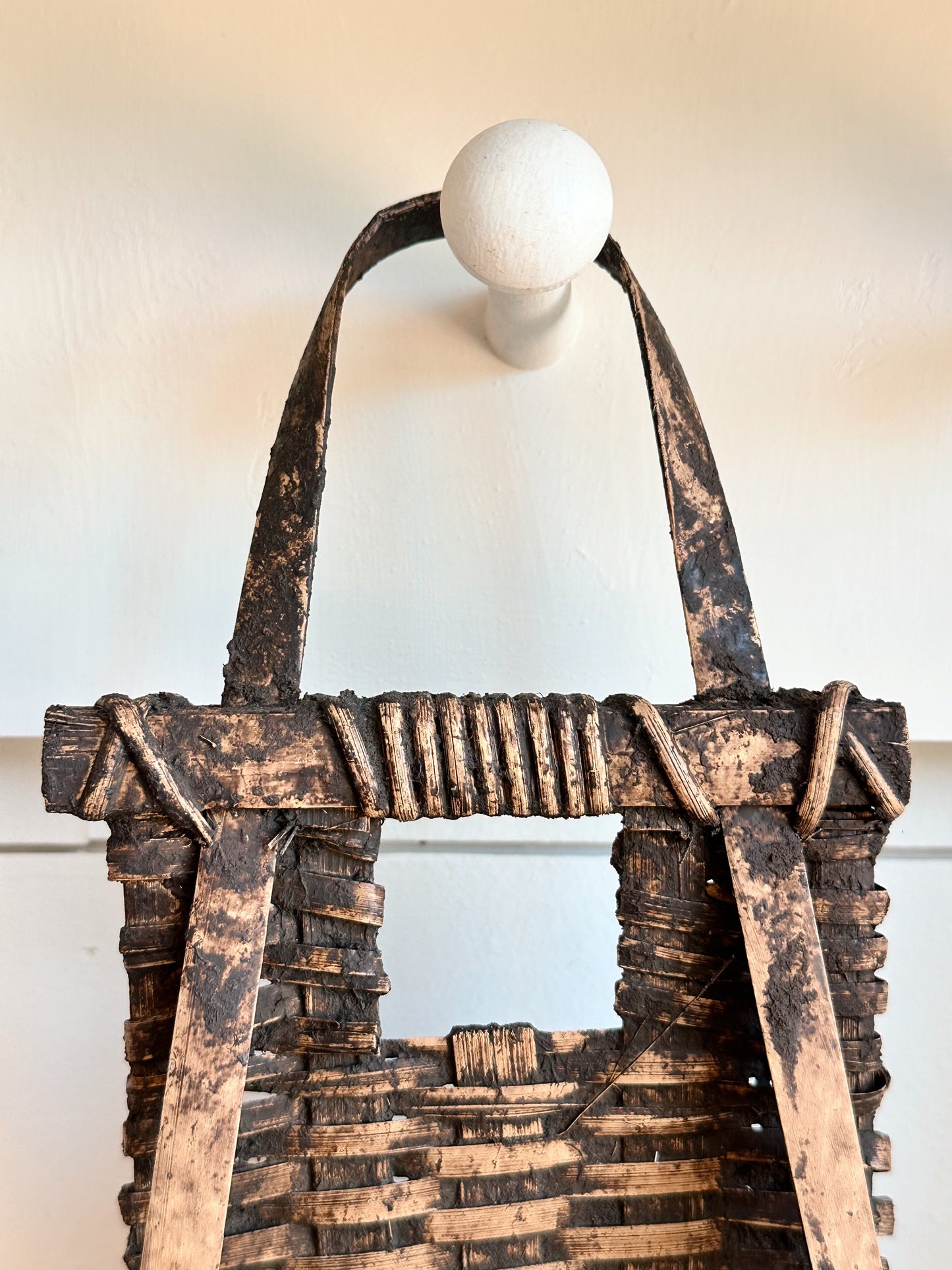 Unique Woven Vintage Basket