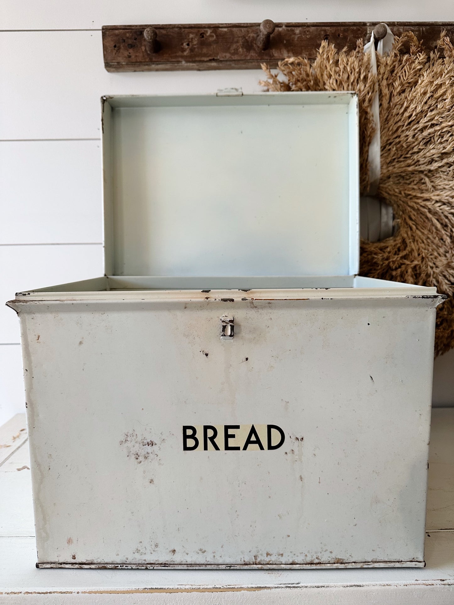 Vintage Metal Bread Box