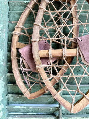 Wood & Twine Snow Shoes (for decor)