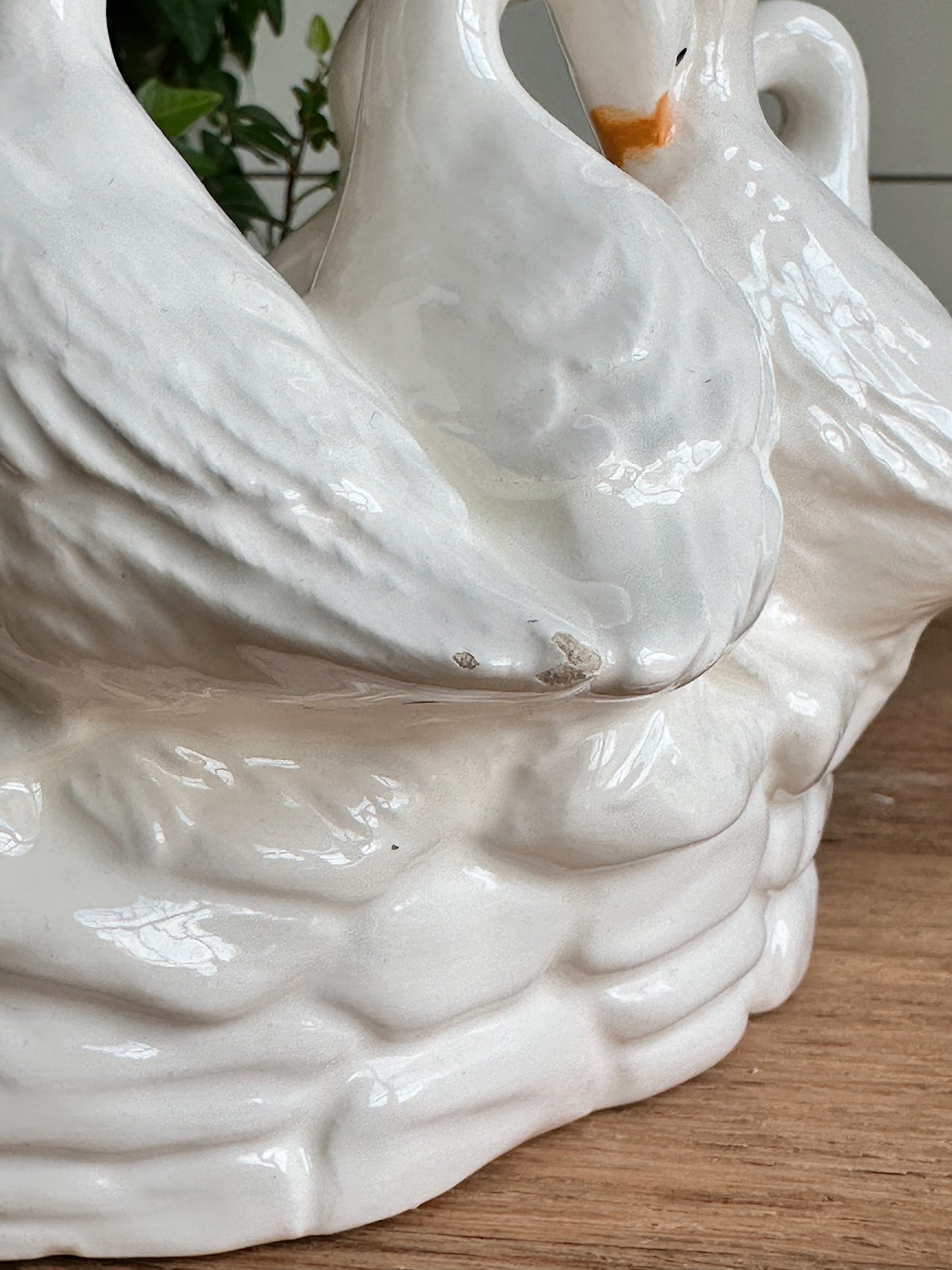 Vintage Gaggle of Geese Planter