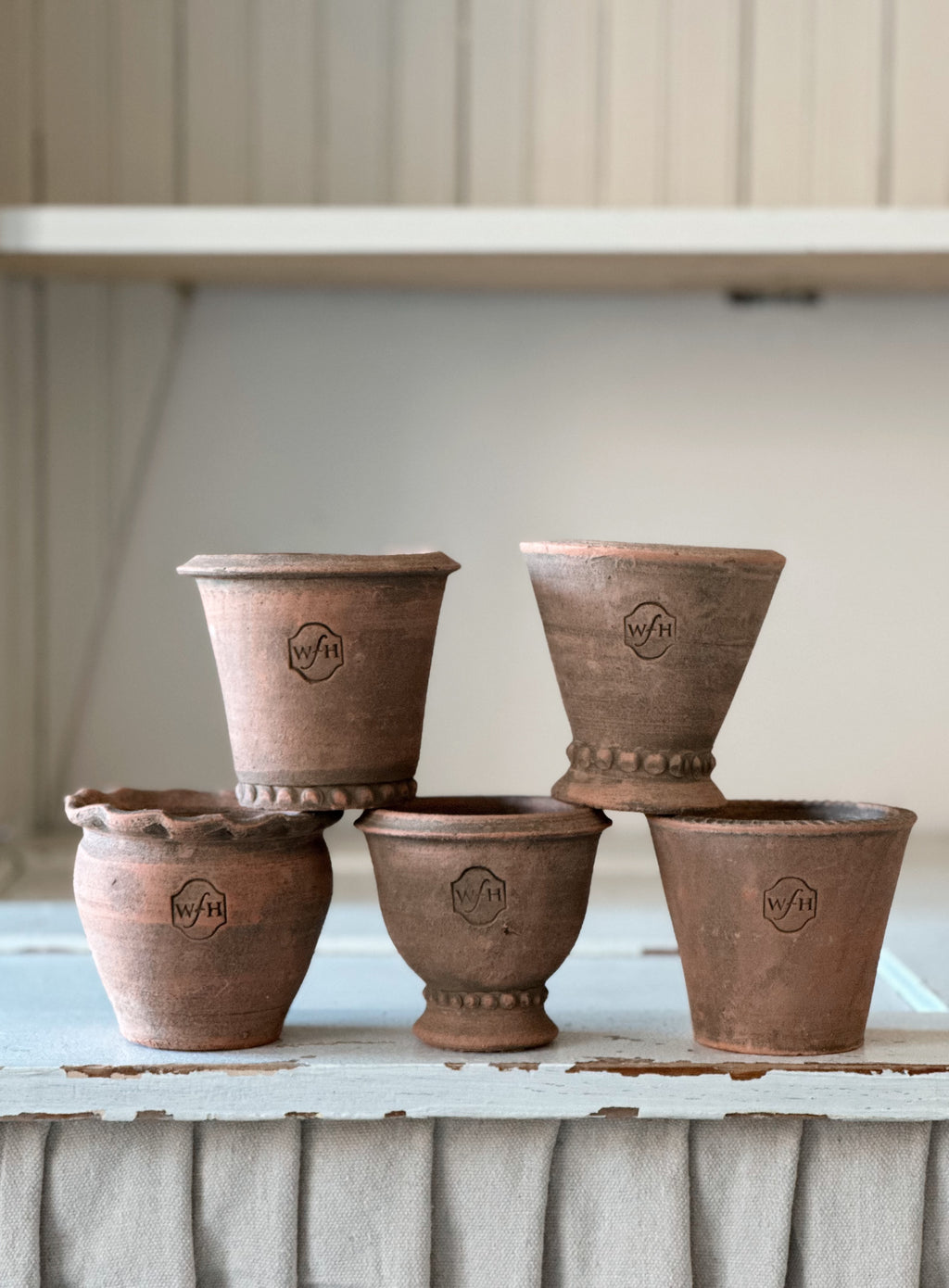 Wakefield Handmade Mini Pots in Brown