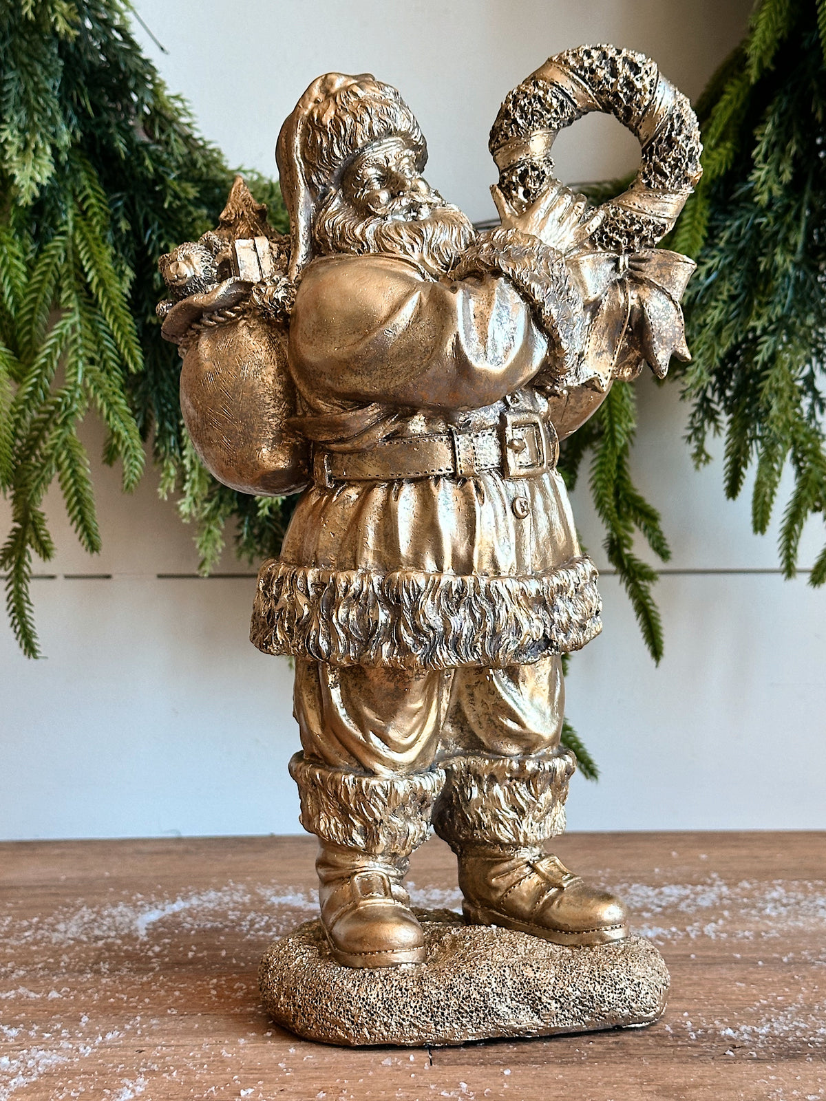 Antique Gold Santas