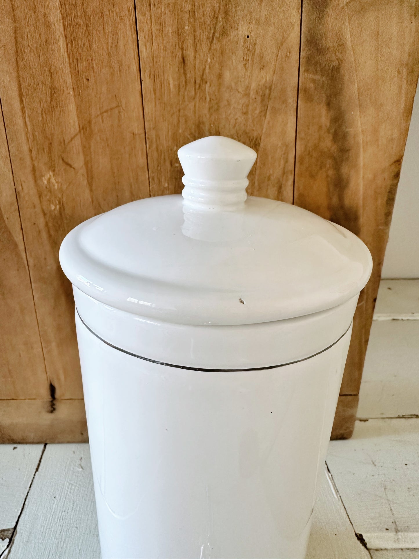 Vintage Porcelain Mouthwash Dispenser