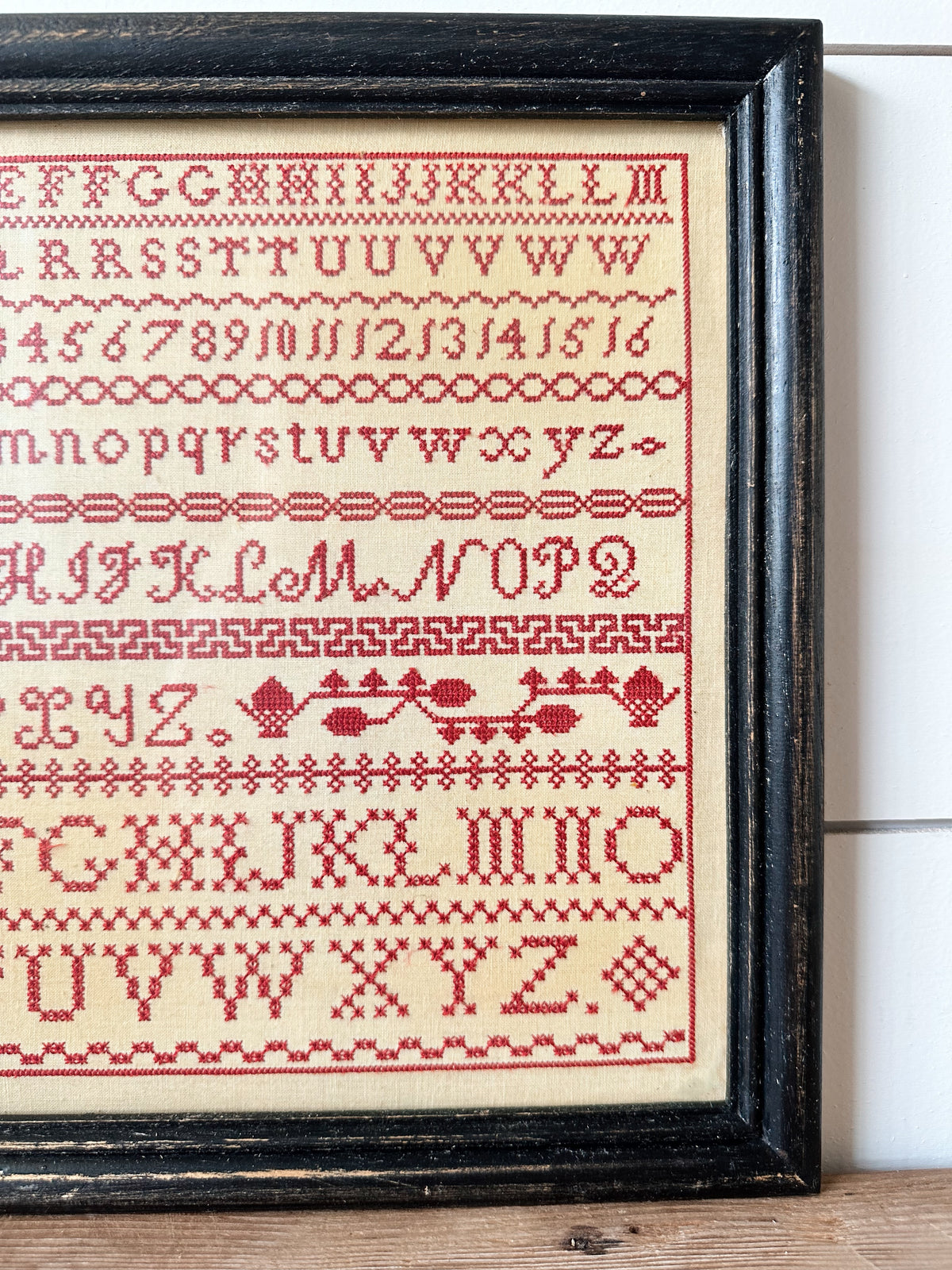 Vintage Alphabet Sampler