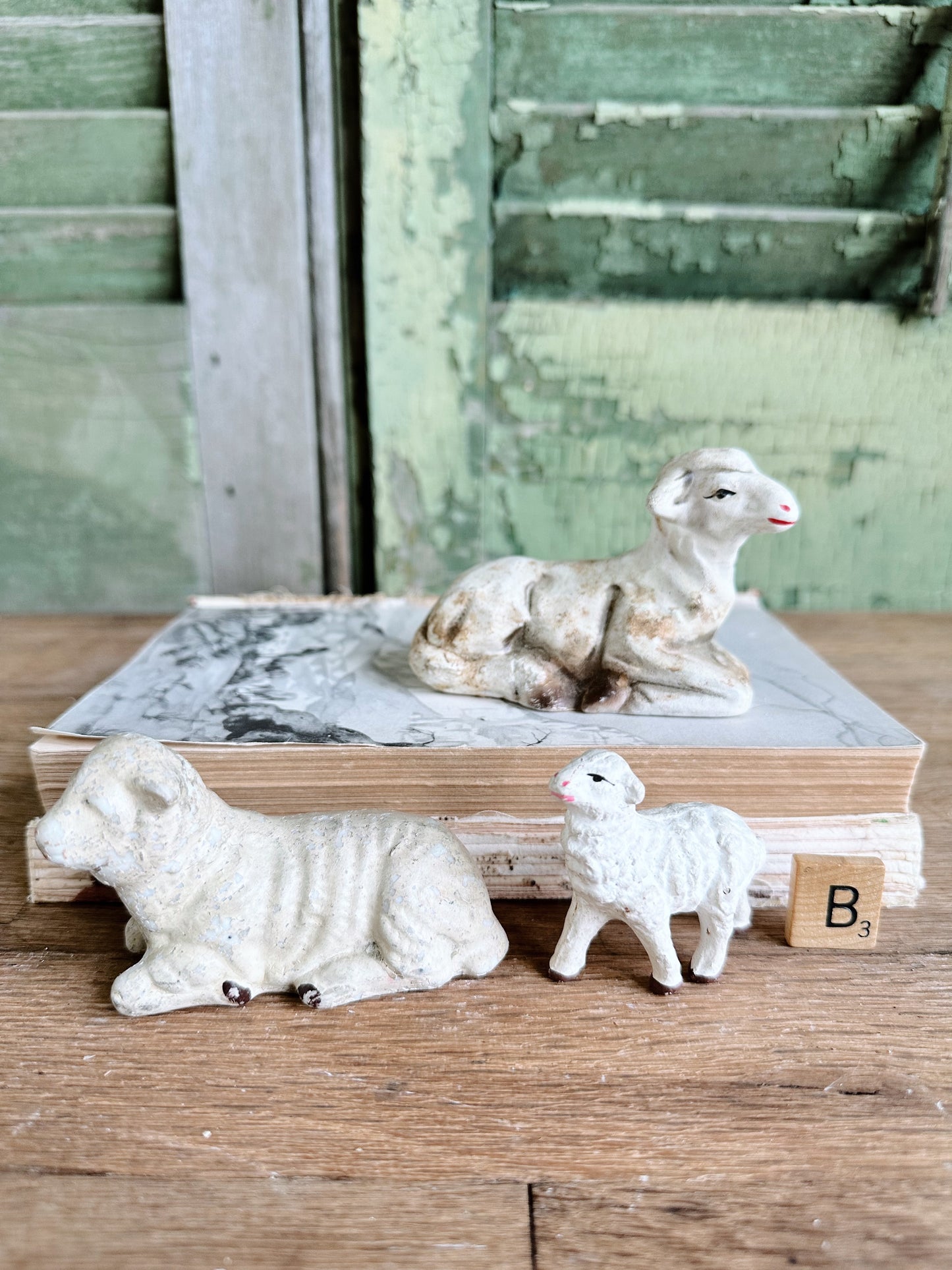 Collection of Three Vintage Sheep