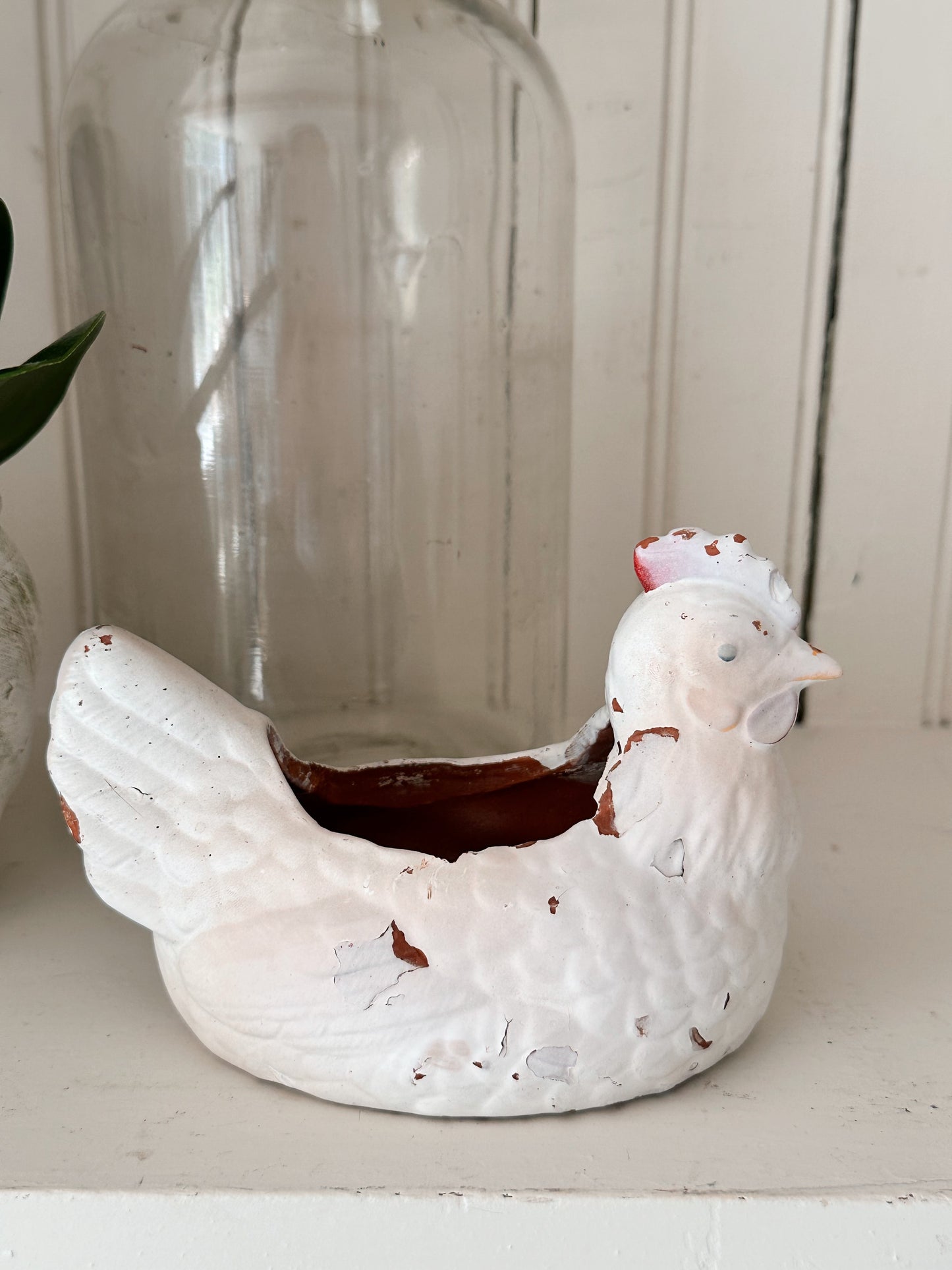 Chippy Terra Cotta Chick Planter