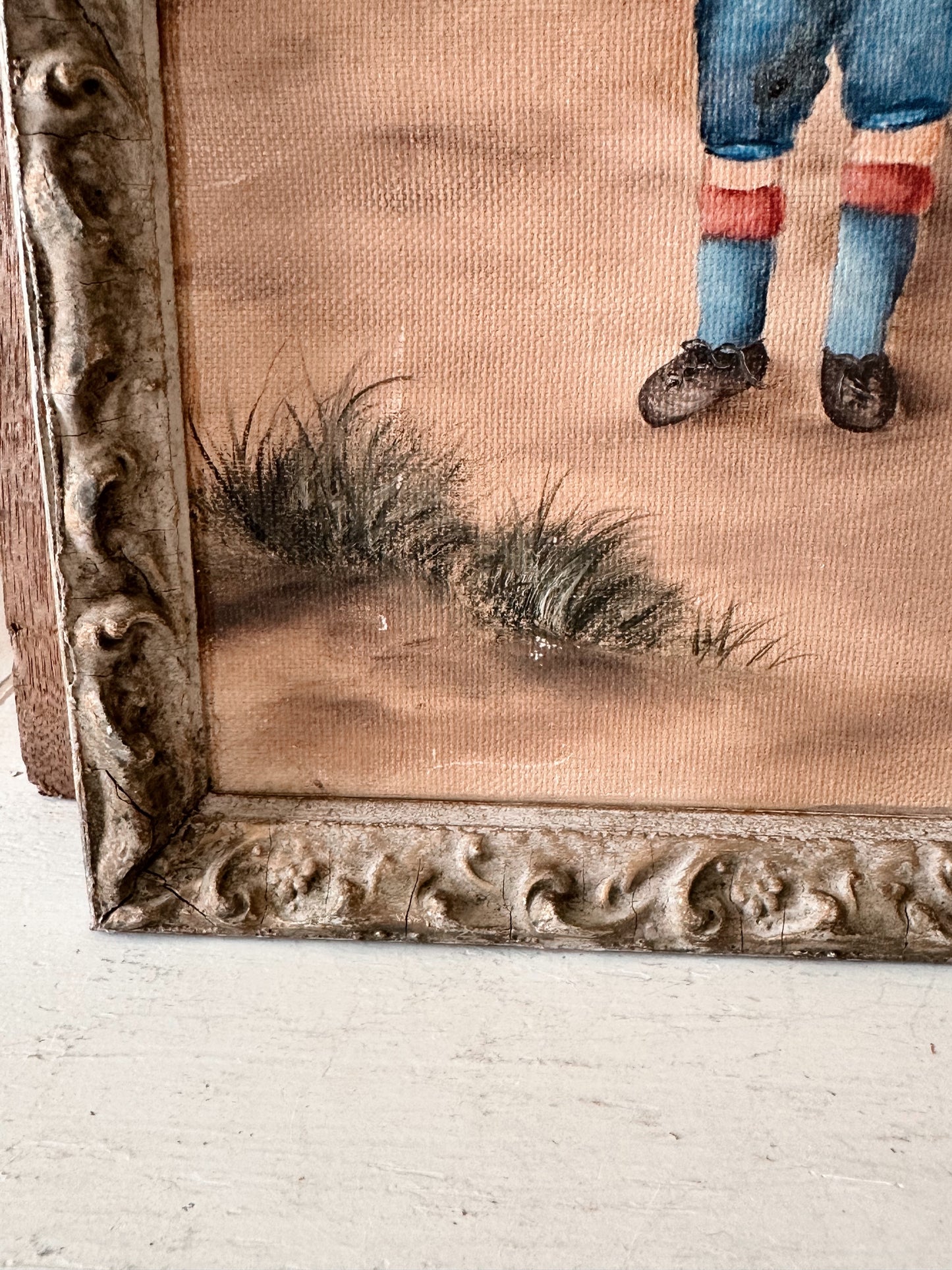 Vintage Signed Painting on Canvas