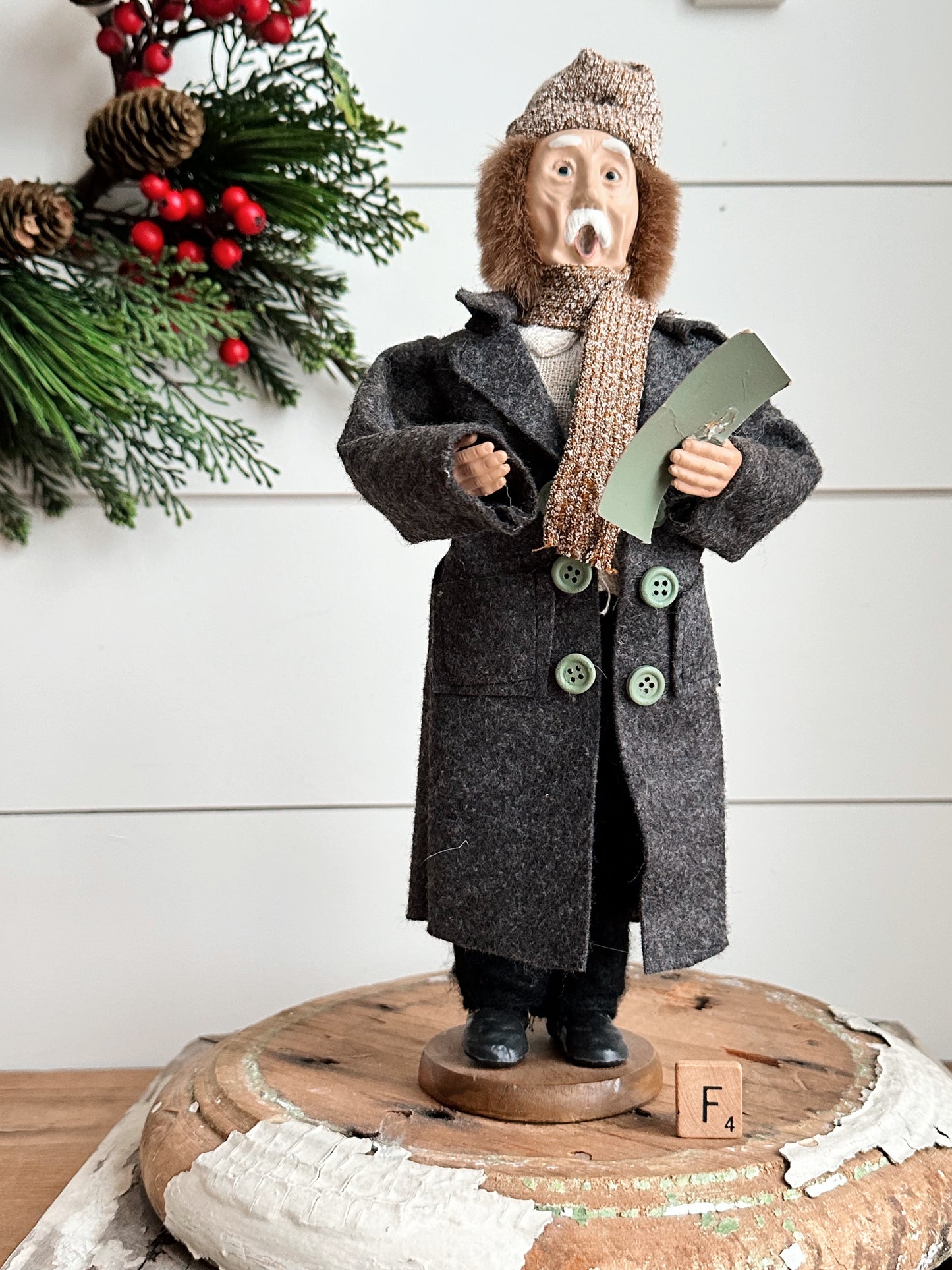 Vintage Victorian Style Caroler