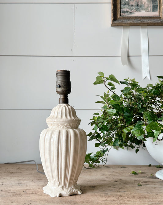 Vintage Stained and Crazed Lamp (Japan)