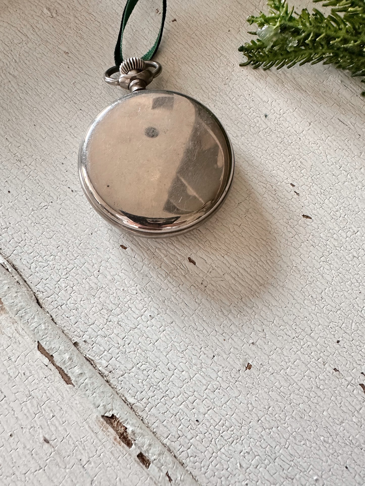 Vintage Pocket Watch Ornament