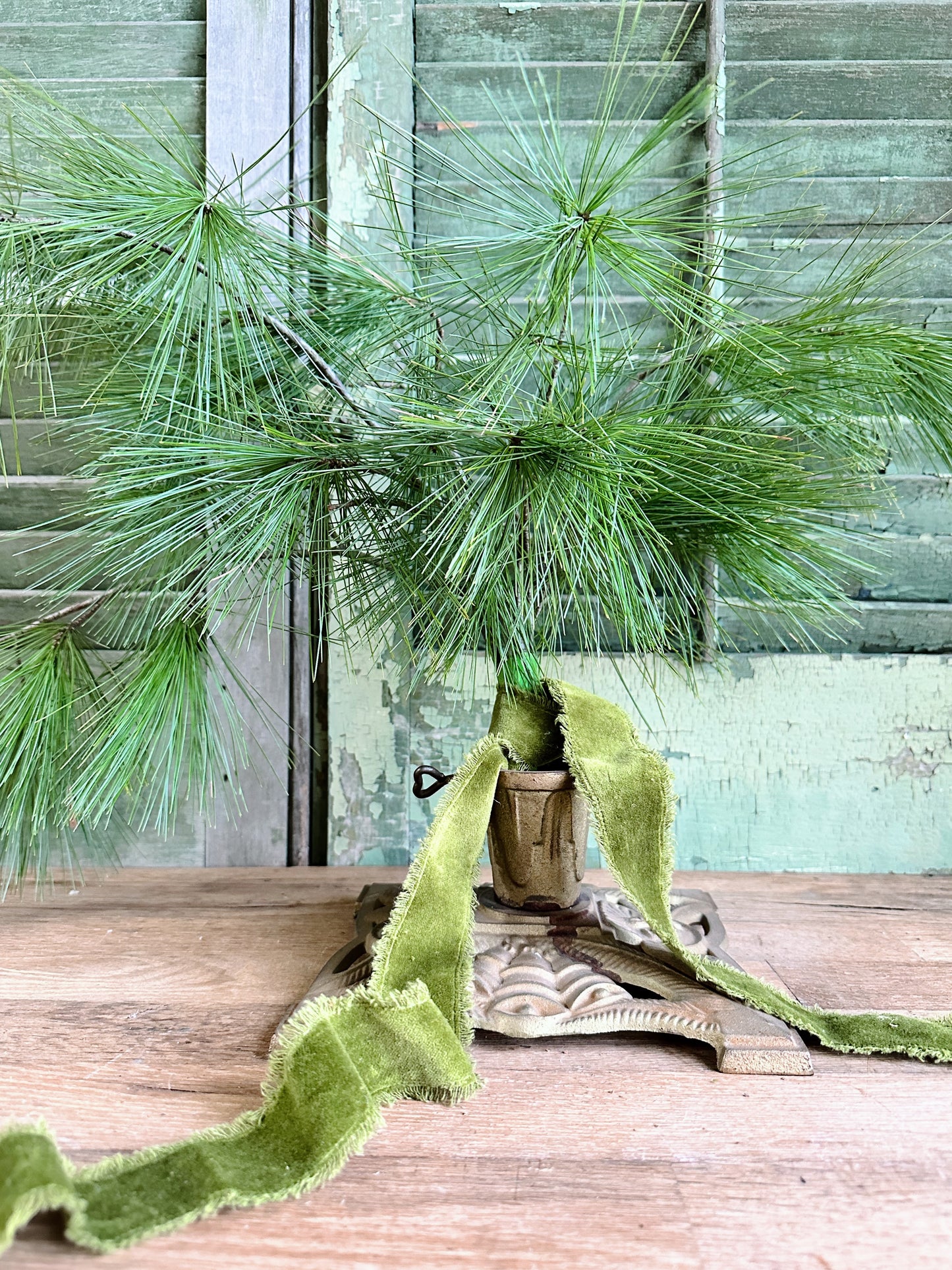 Vintage Iron Christmas Tree Stand