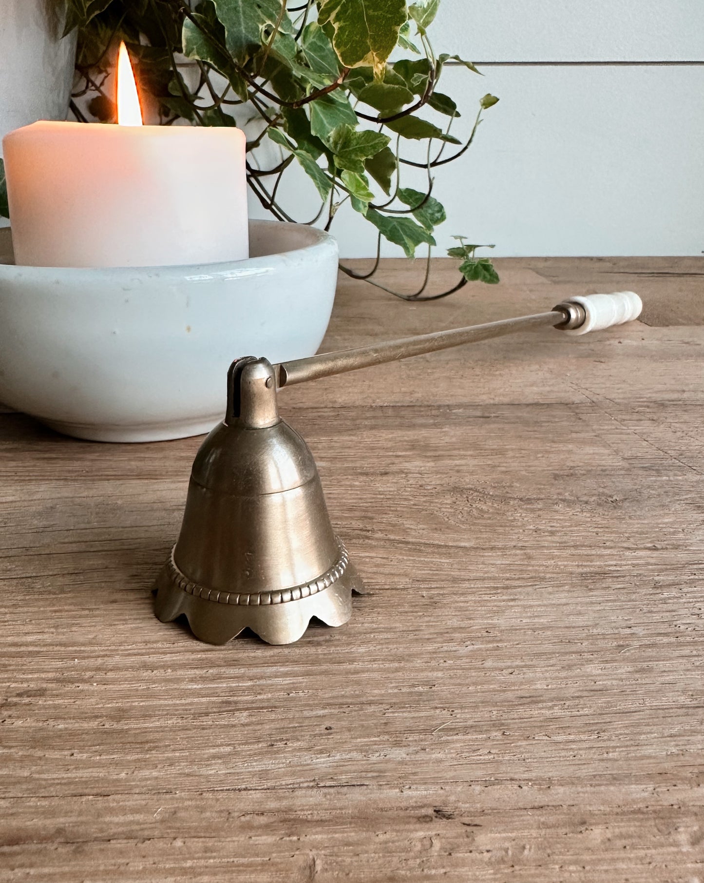 Antiqued Gold Candle Snuffers