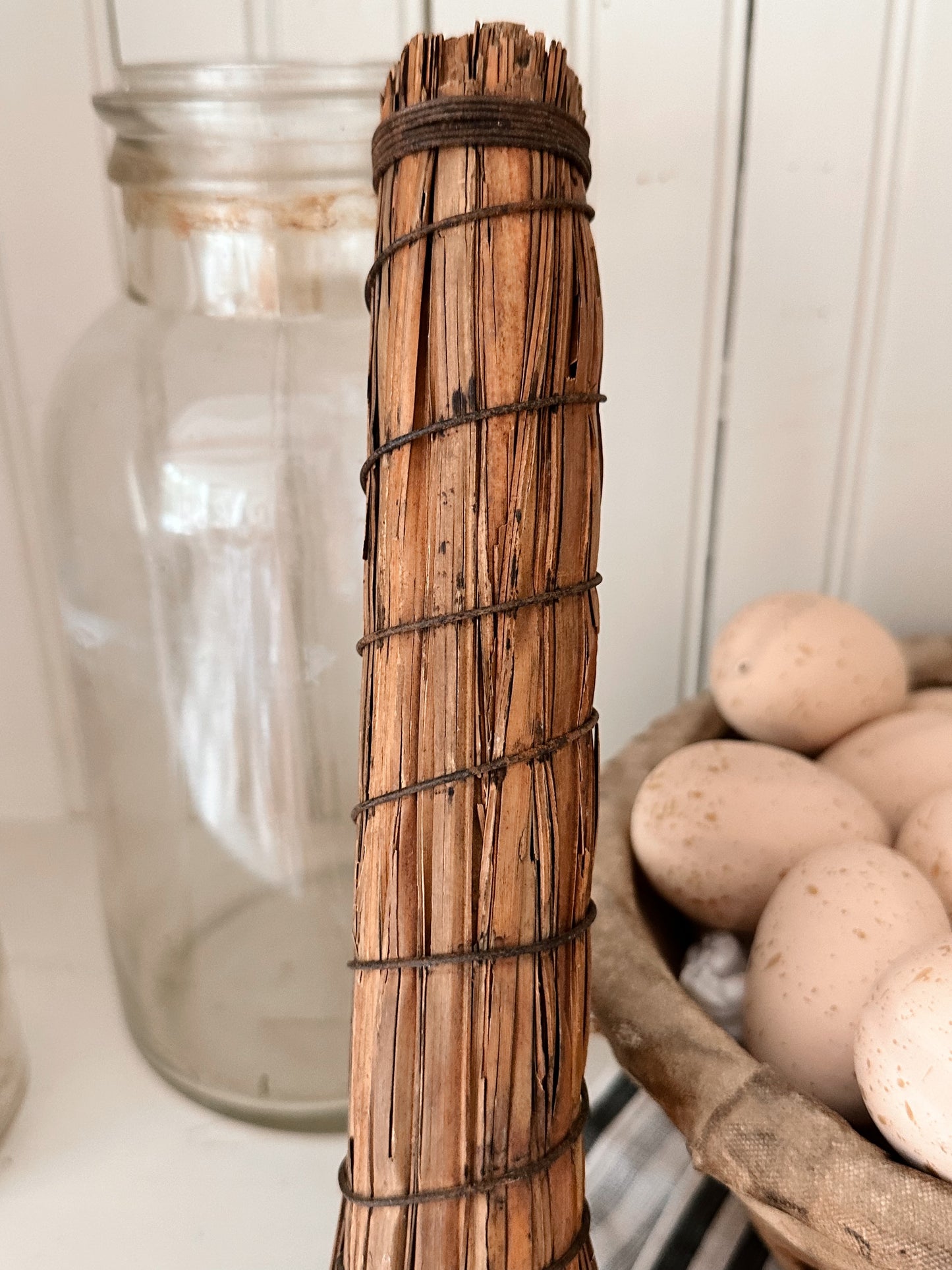 Vintage Hand Tied Hearth Broom