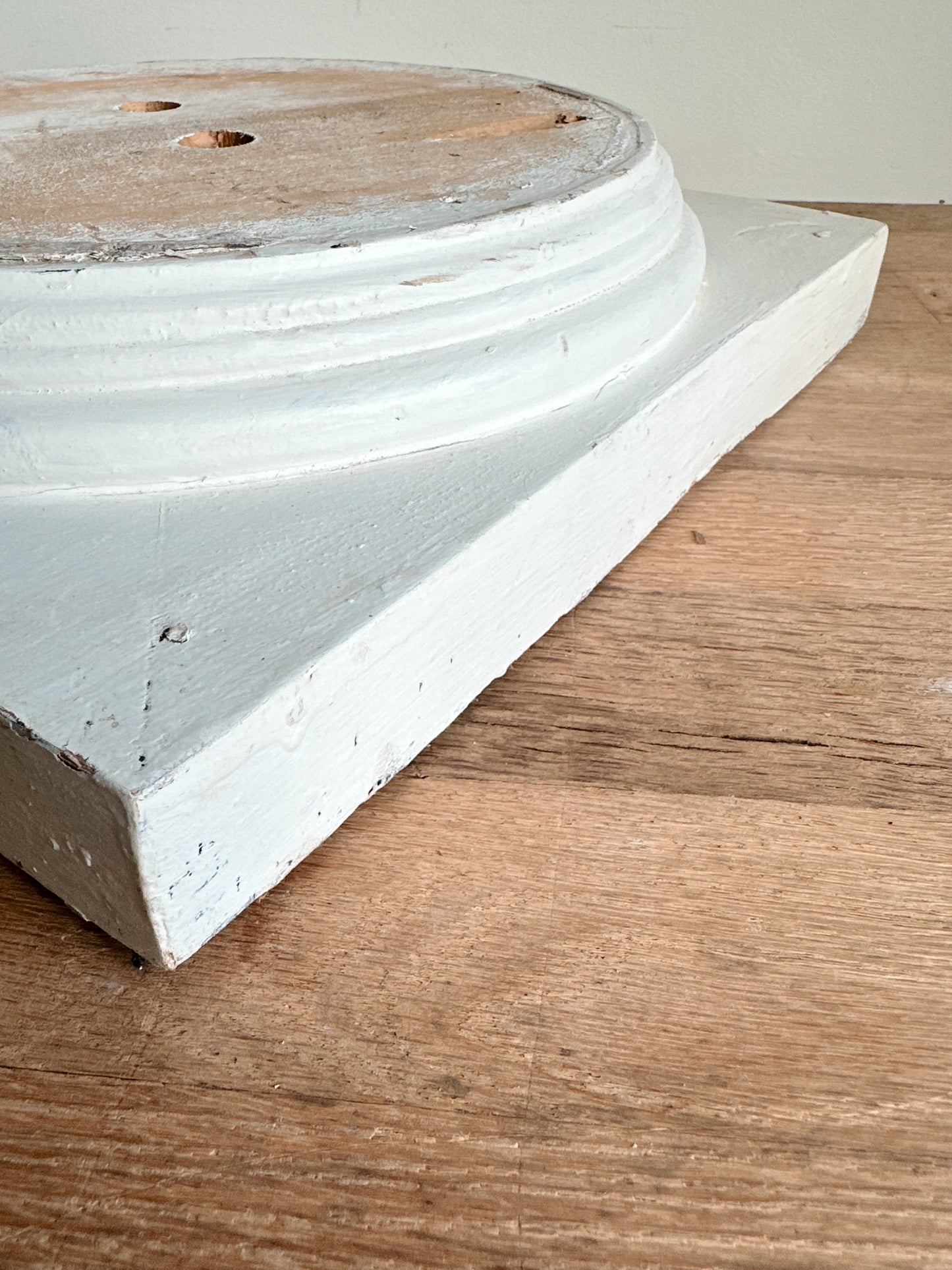 Vintage Wooden Column Base Riser