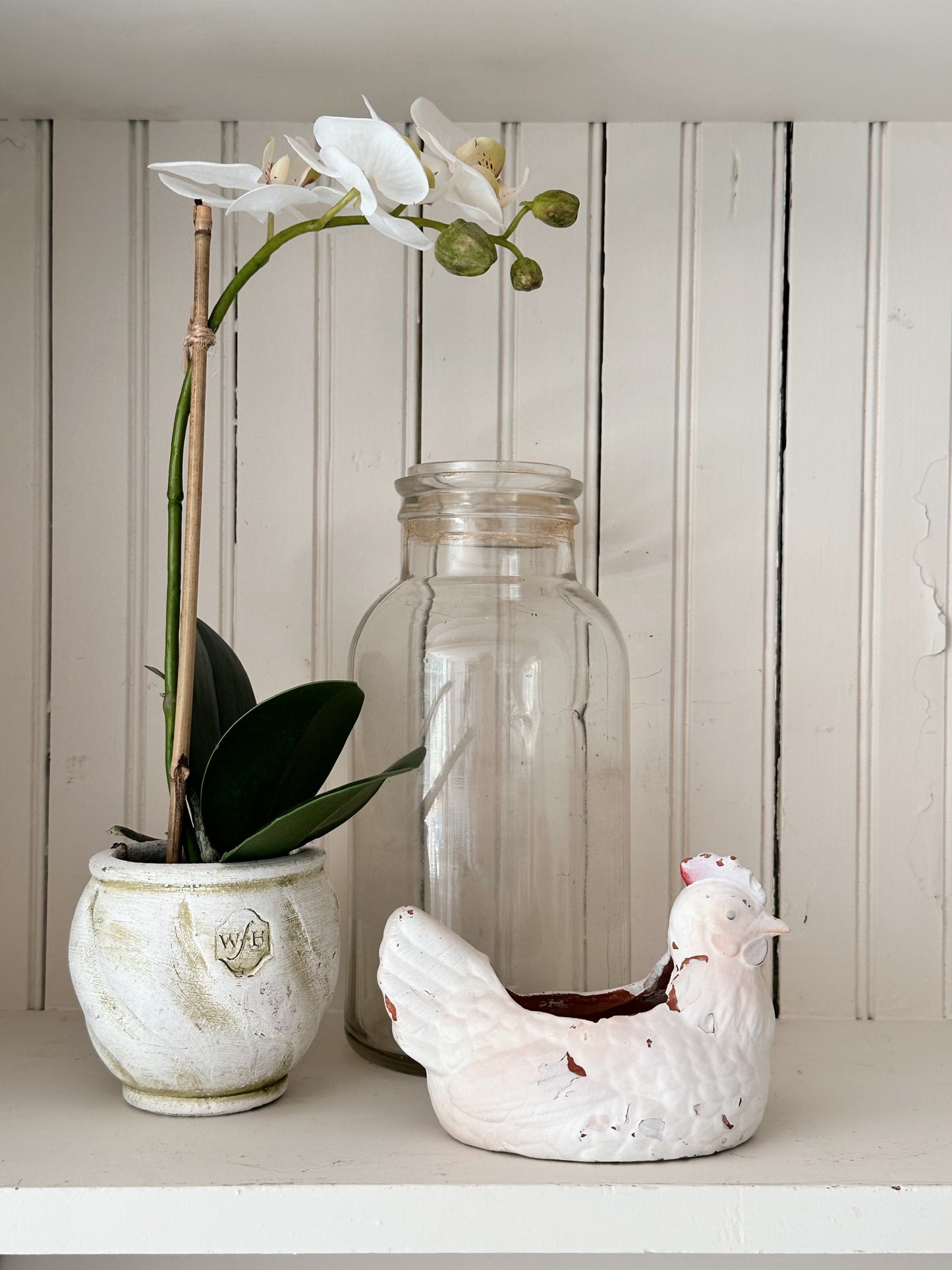 Chippy Terra Cotta Chick Planter