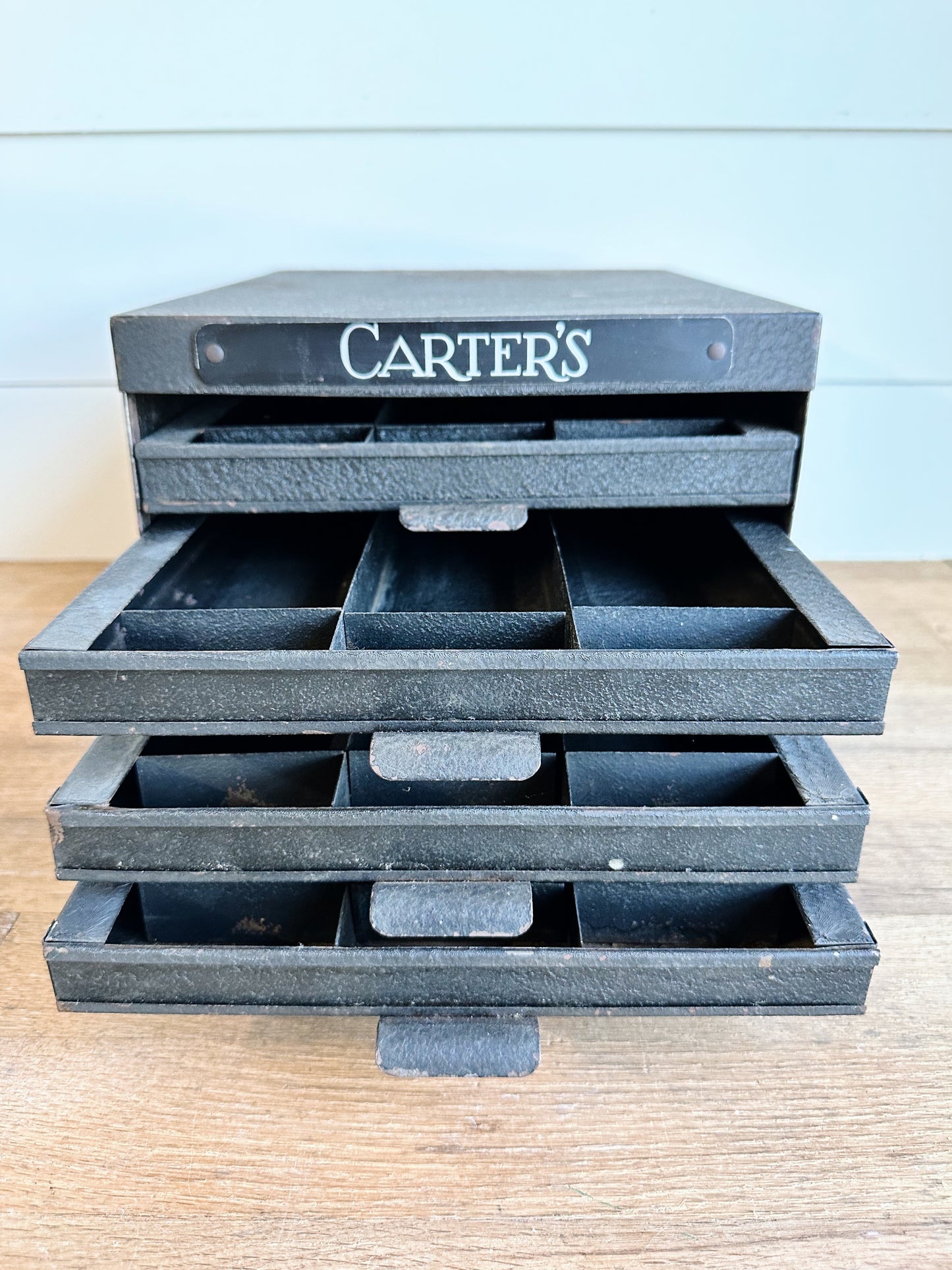 Vintage Carter’s Typewriter Ribbon Cabinet