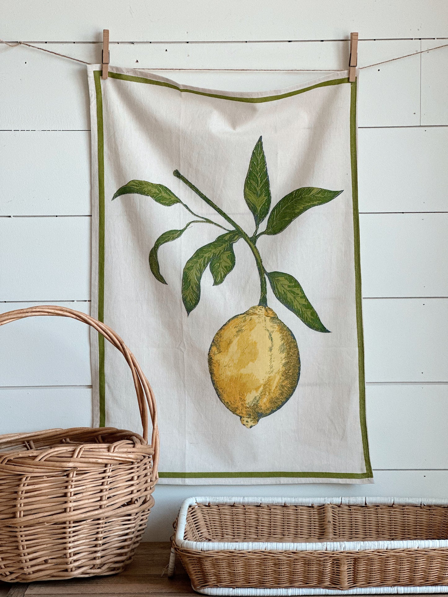 Fruit & Veggie Flour Sack Tea Towels