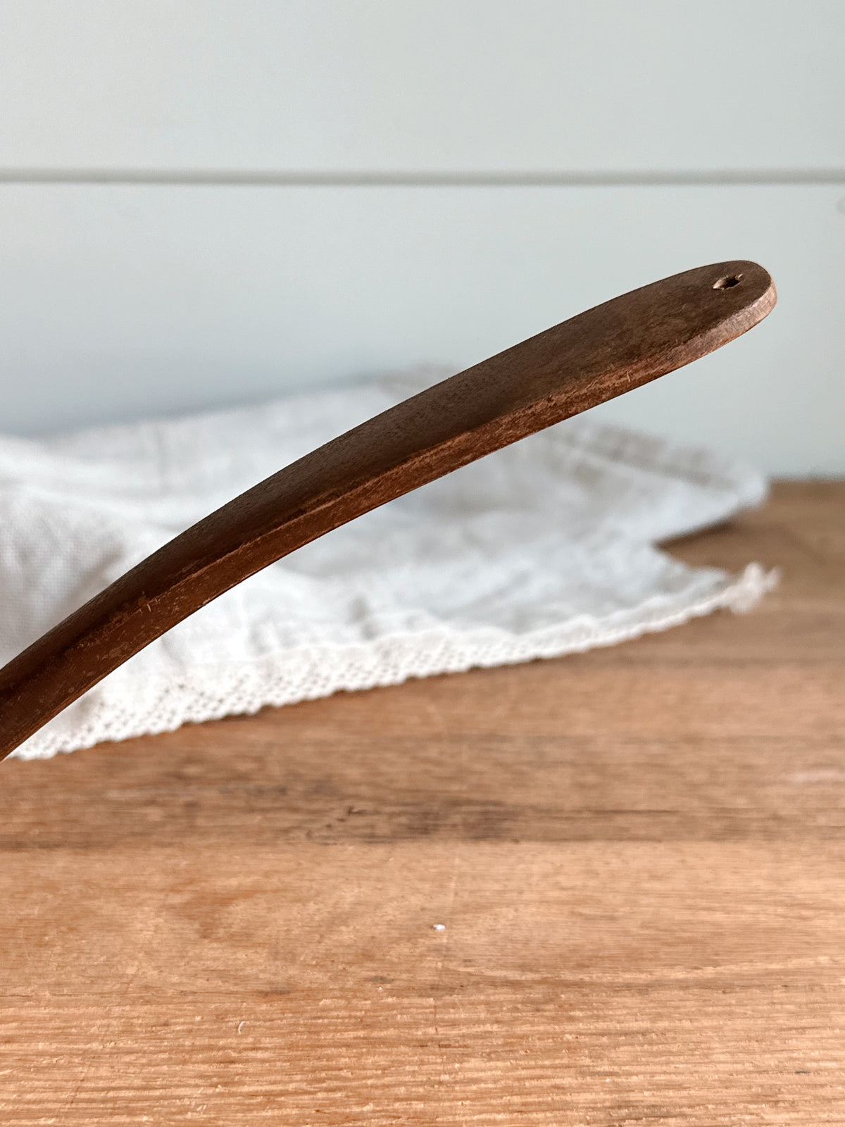Vintage Cherry Wood Scoop