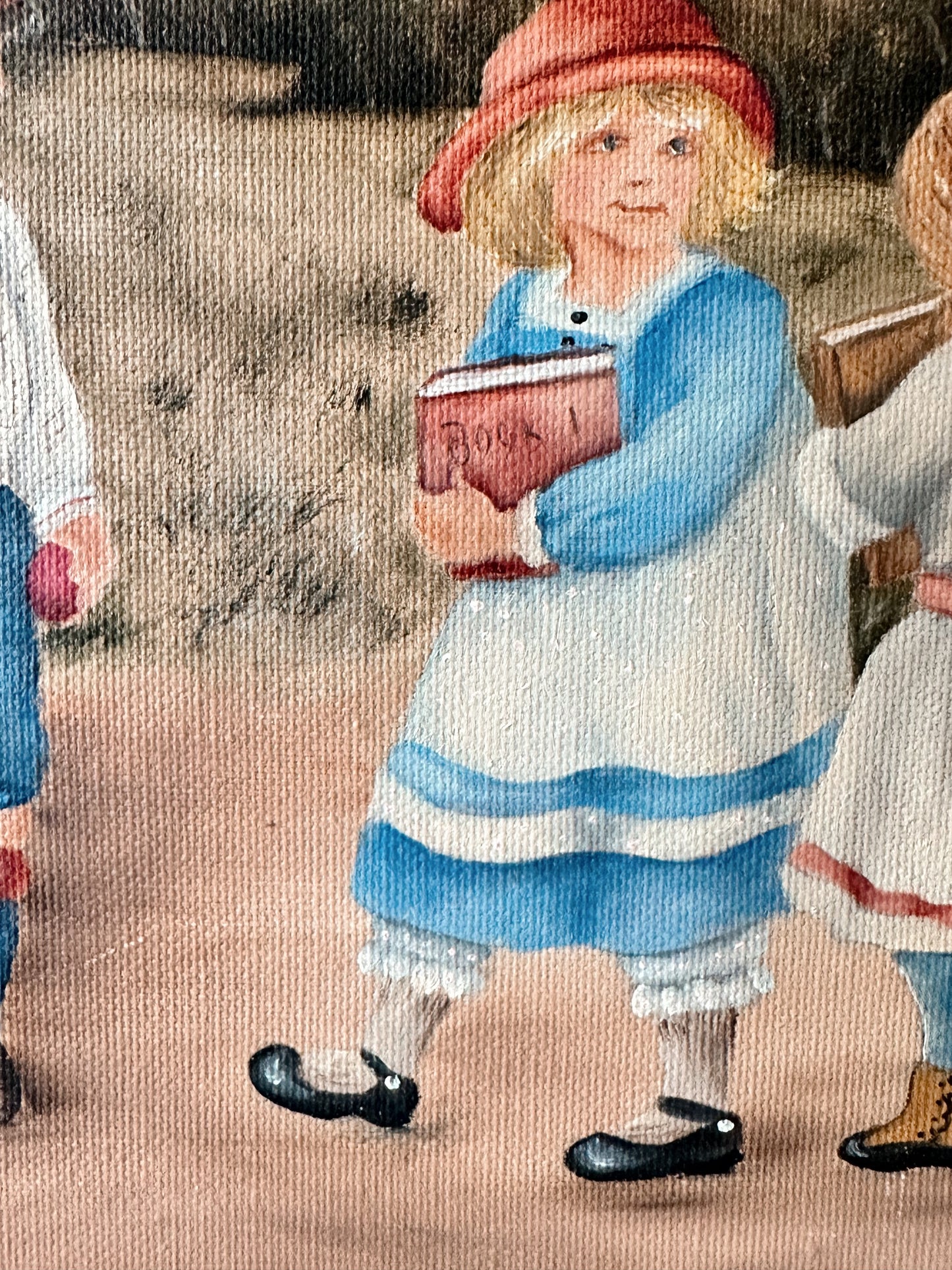 Vintage Signed Painting on Canvas