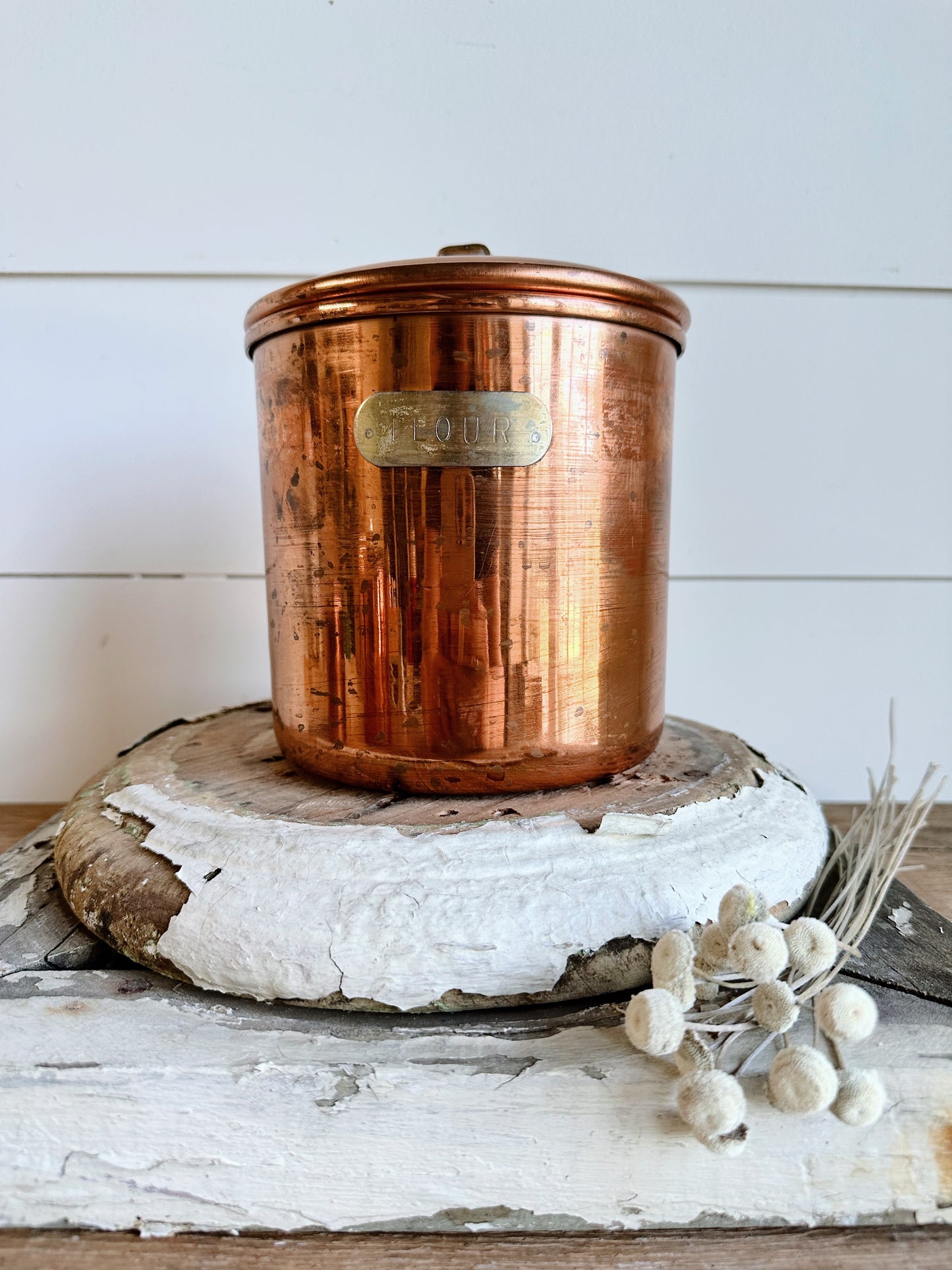 Vintage Copper Guild Nesting Canisters