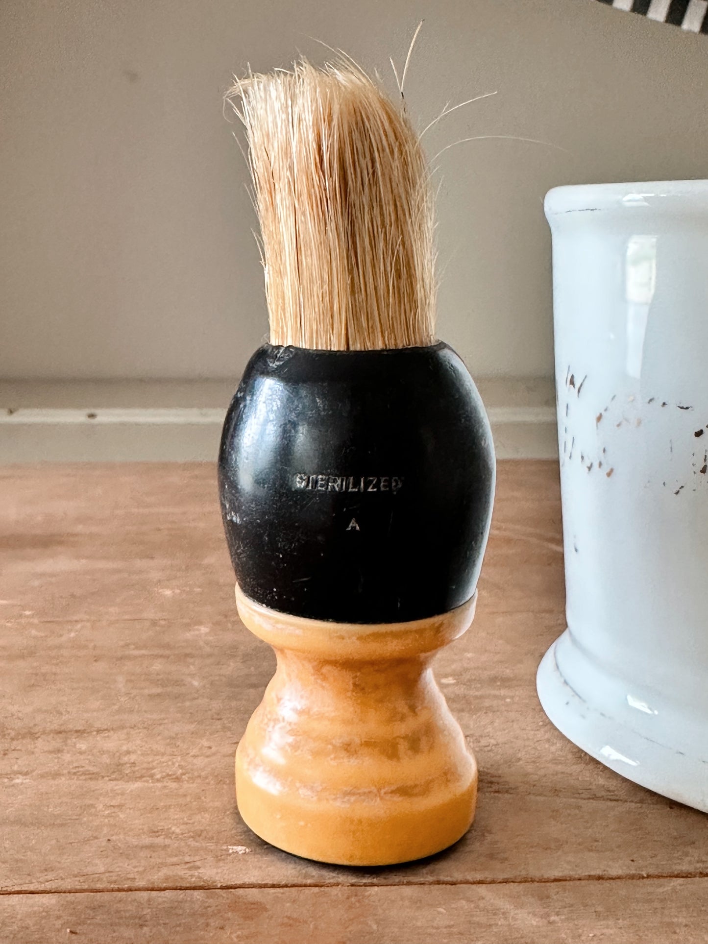 Vintage Shave Mug & Brush