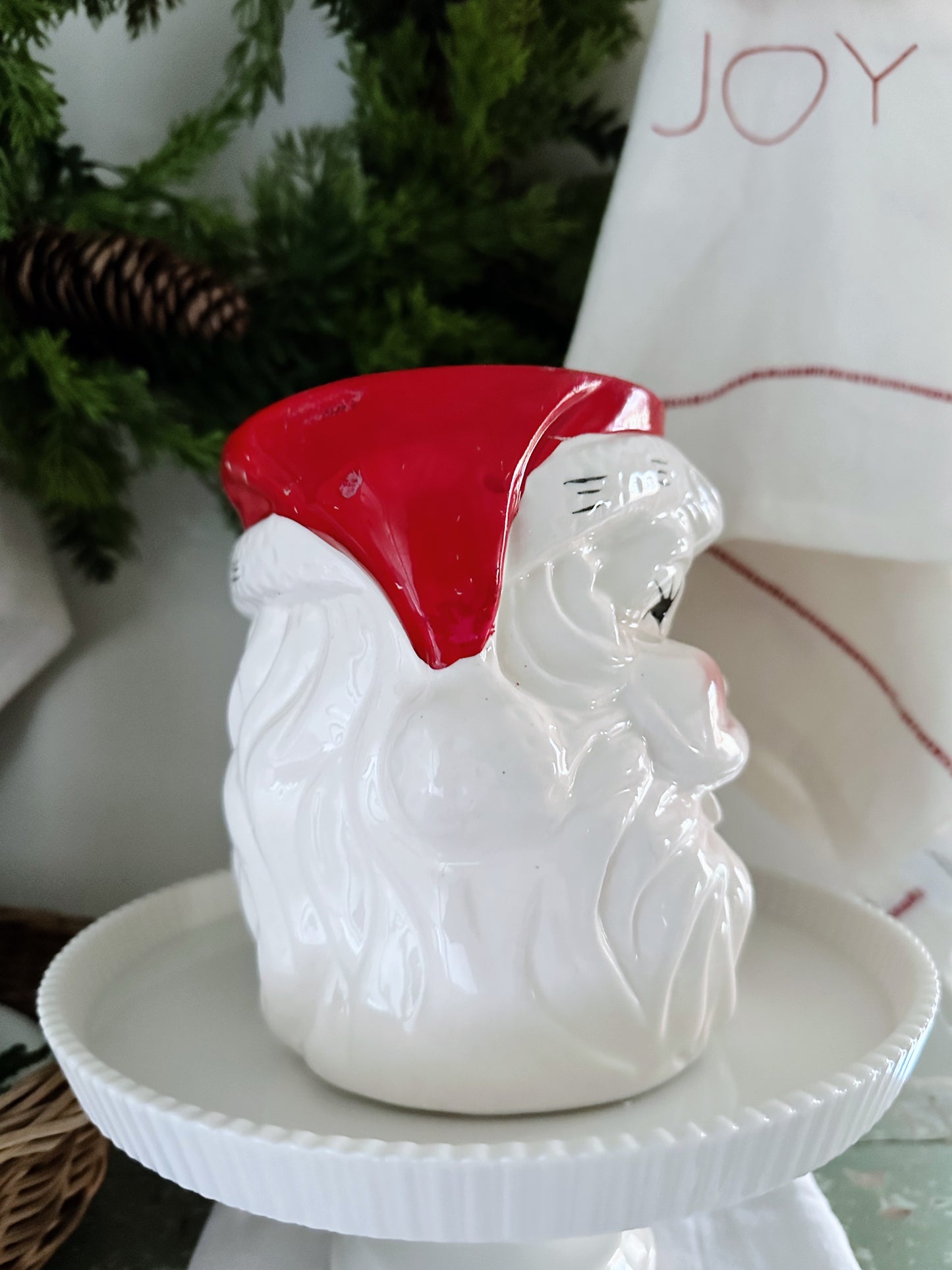 Vintage Rubens Santa Planter