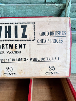 Vintage Gee Whiz Brush Store Display Box