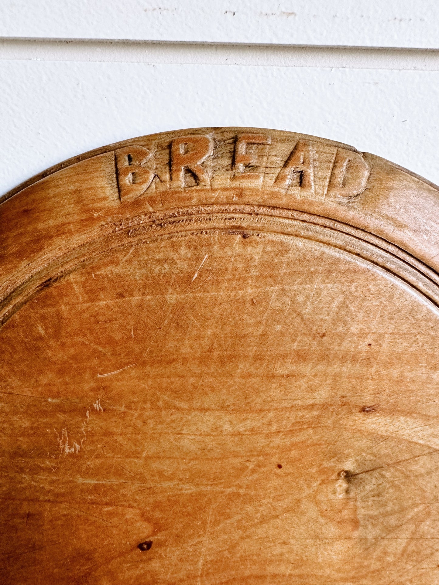 Antique Wood Bread Board