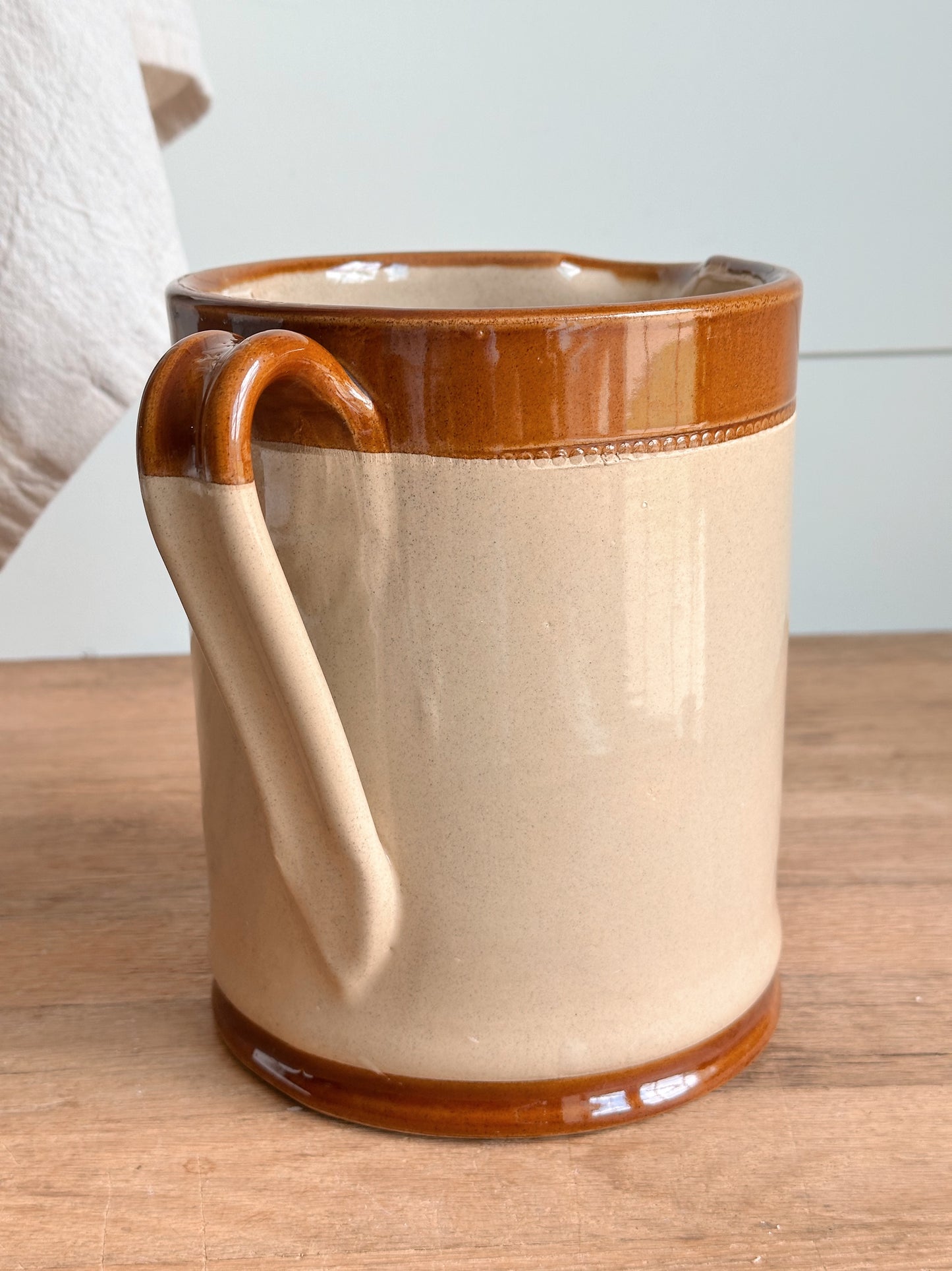 Vintage English Moira Iced Tea Pitcher