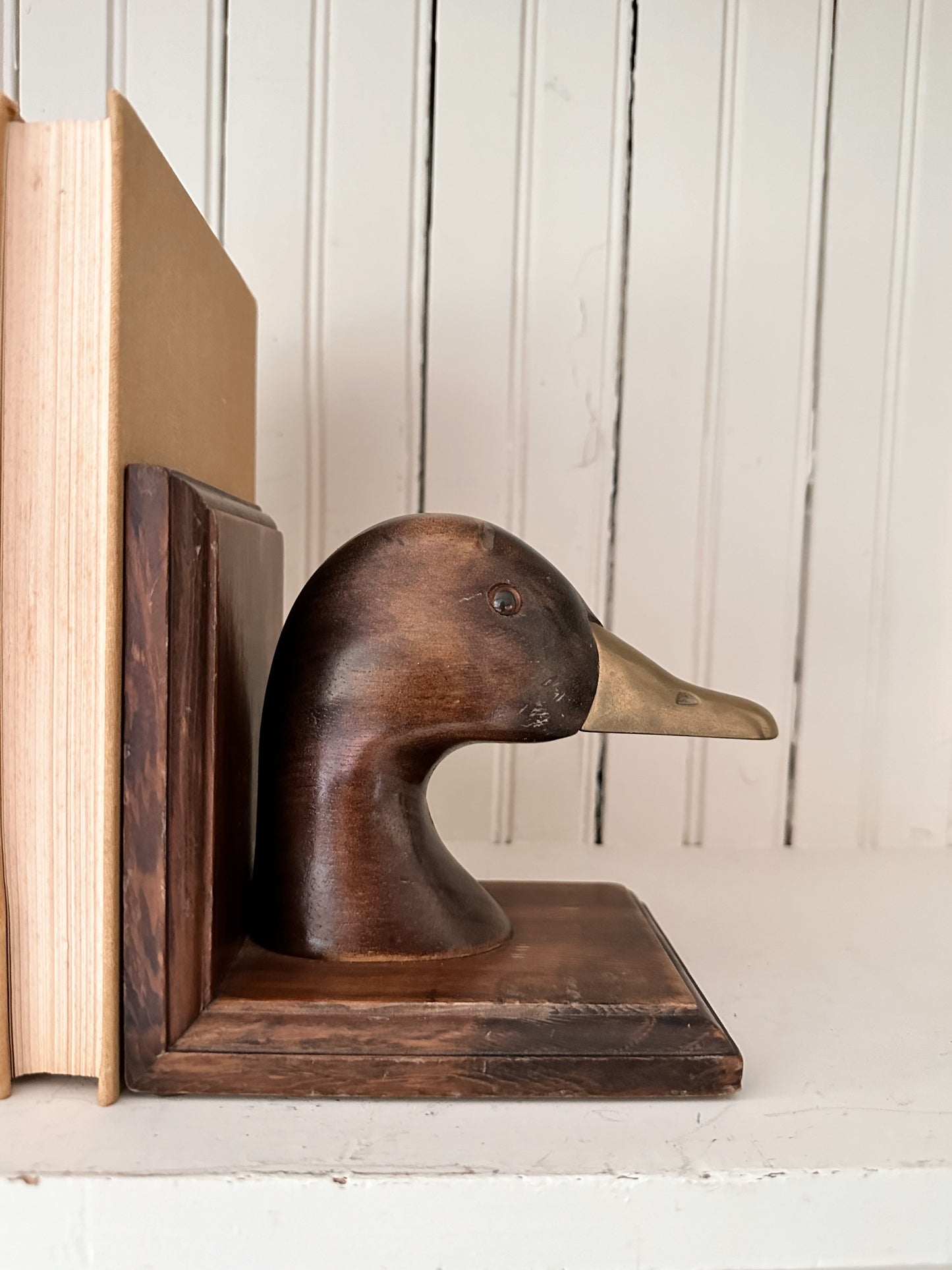 Vintage Duck Bookends