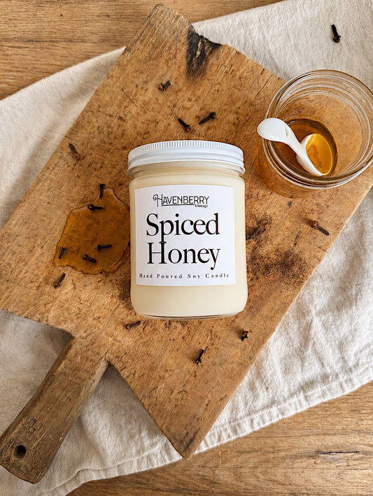 Hand Poured Spiced Honey Candle