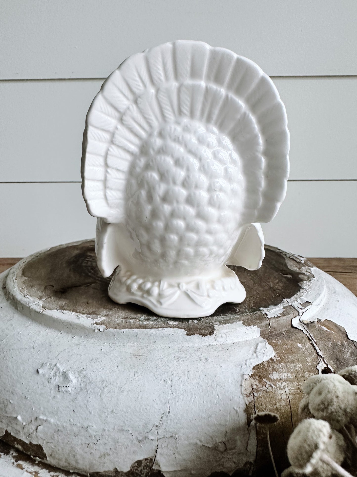 Sweet Little Vintage Turkey Planter