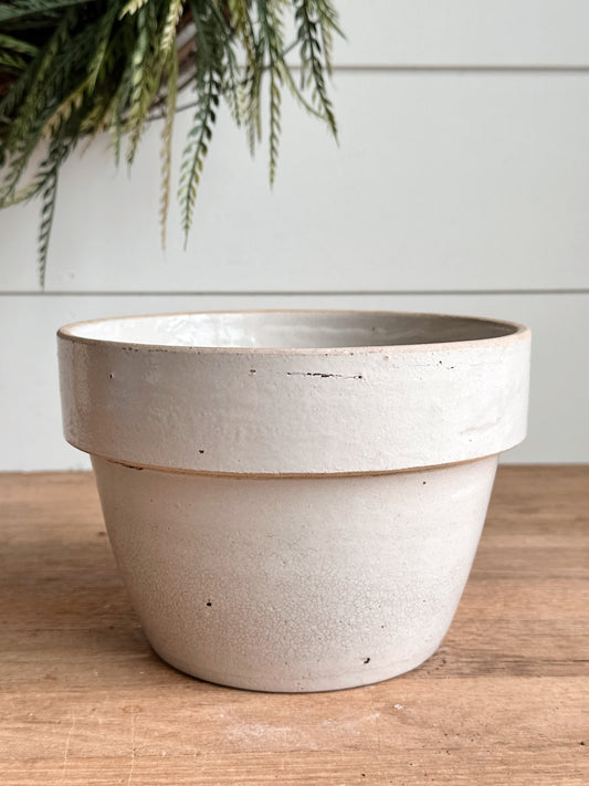 Vintage Stoneware Crockery Planter