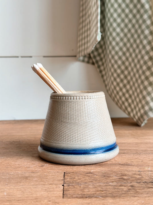 Vintage Stoneware Match Striker