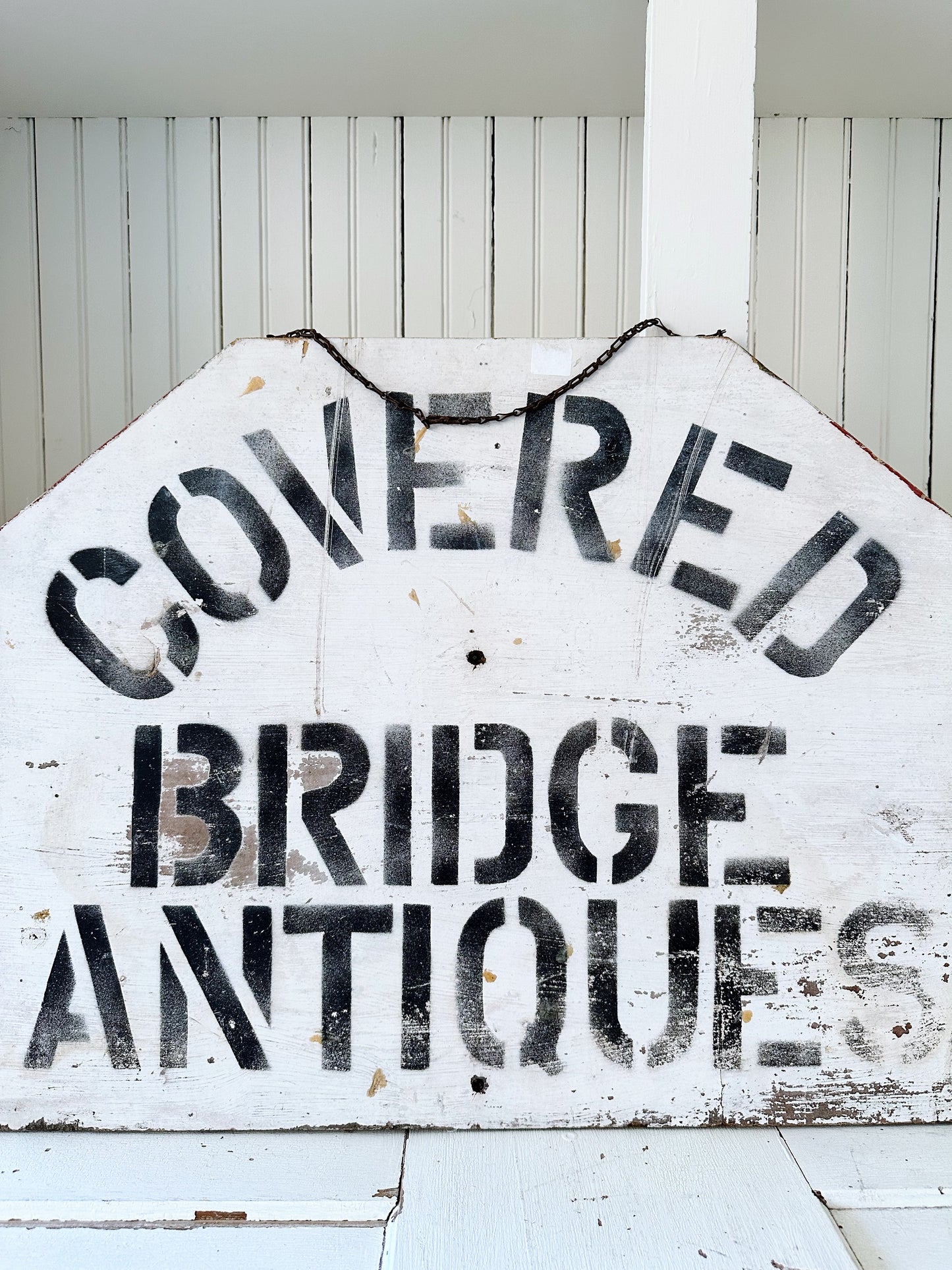 Gorgeous Authentic Two Sided Antique Store Sign