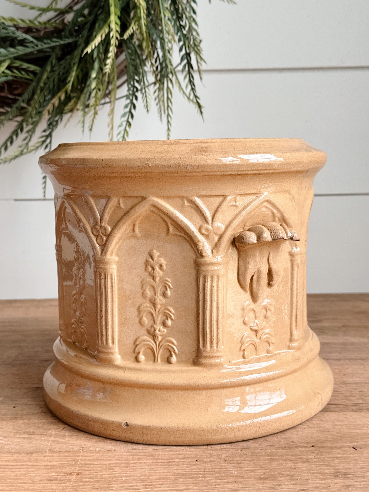 Antique Tobacco Jar, Planter