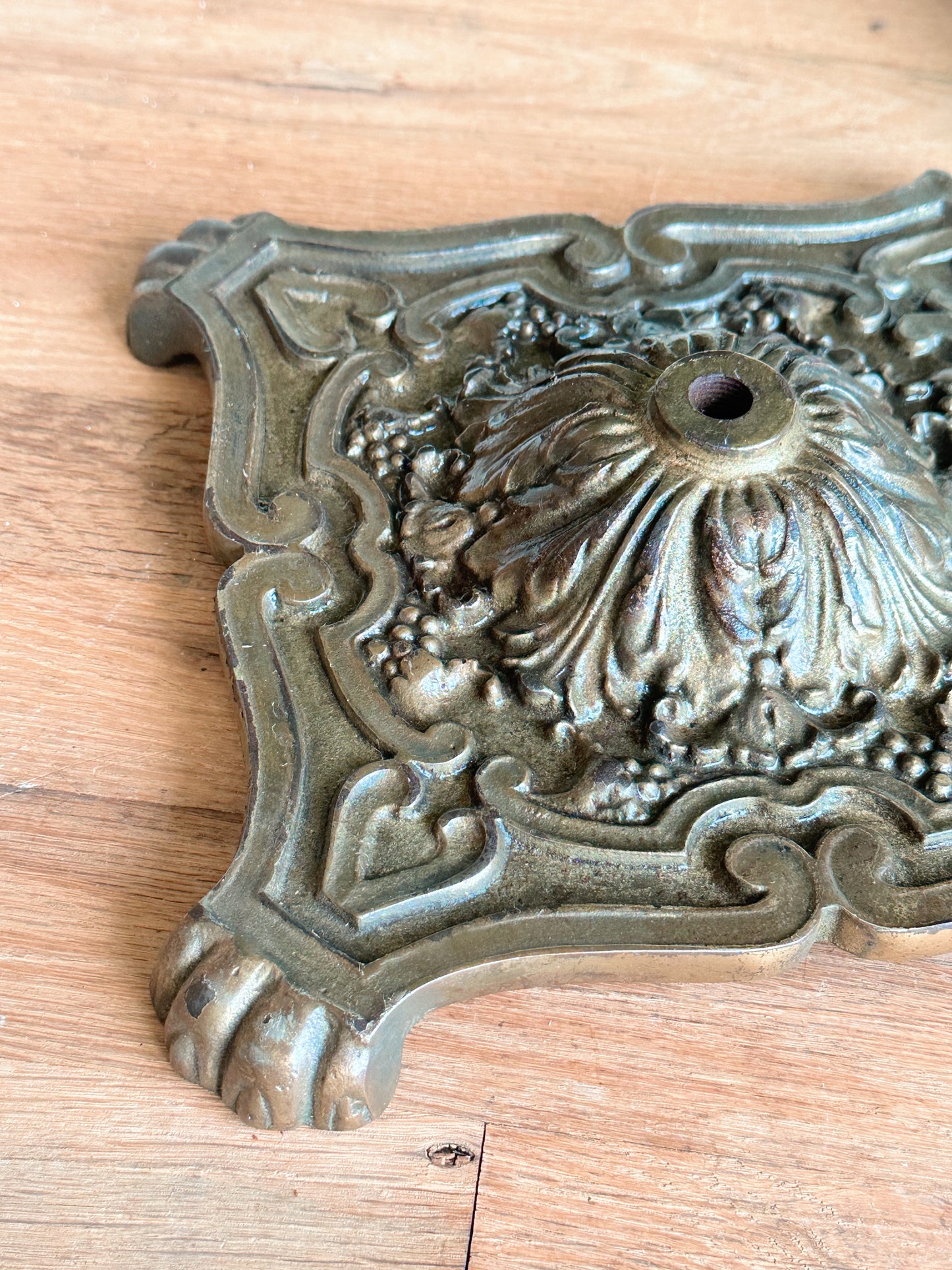 Vintage Cast Iron Lamp Base