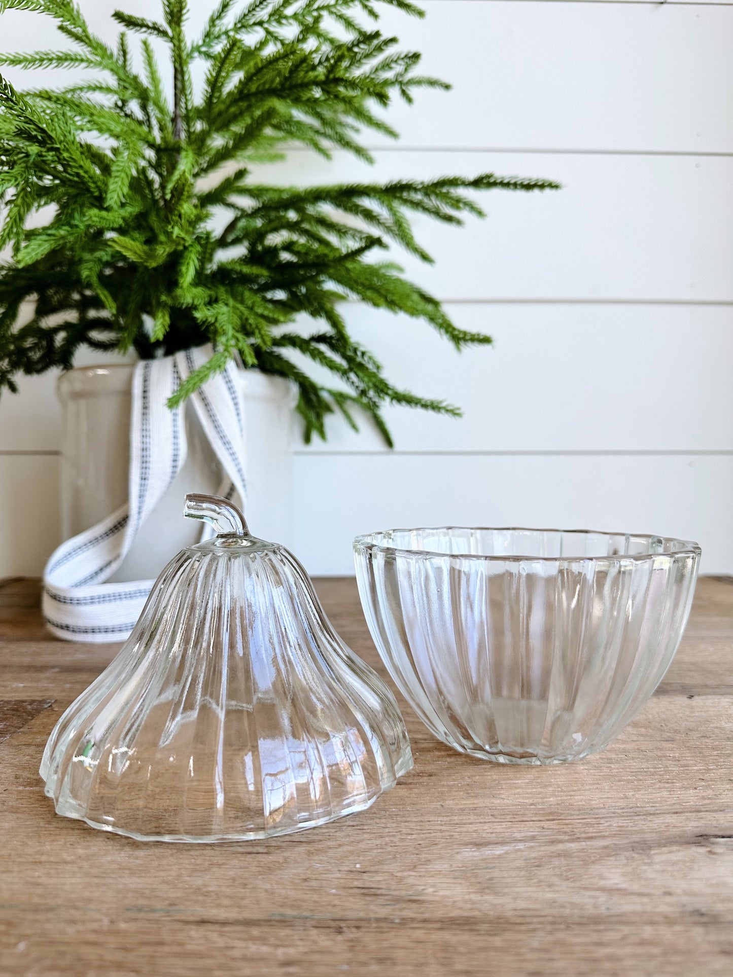 You Choose the Scent - Glass Pear Vintage Vessel Candle