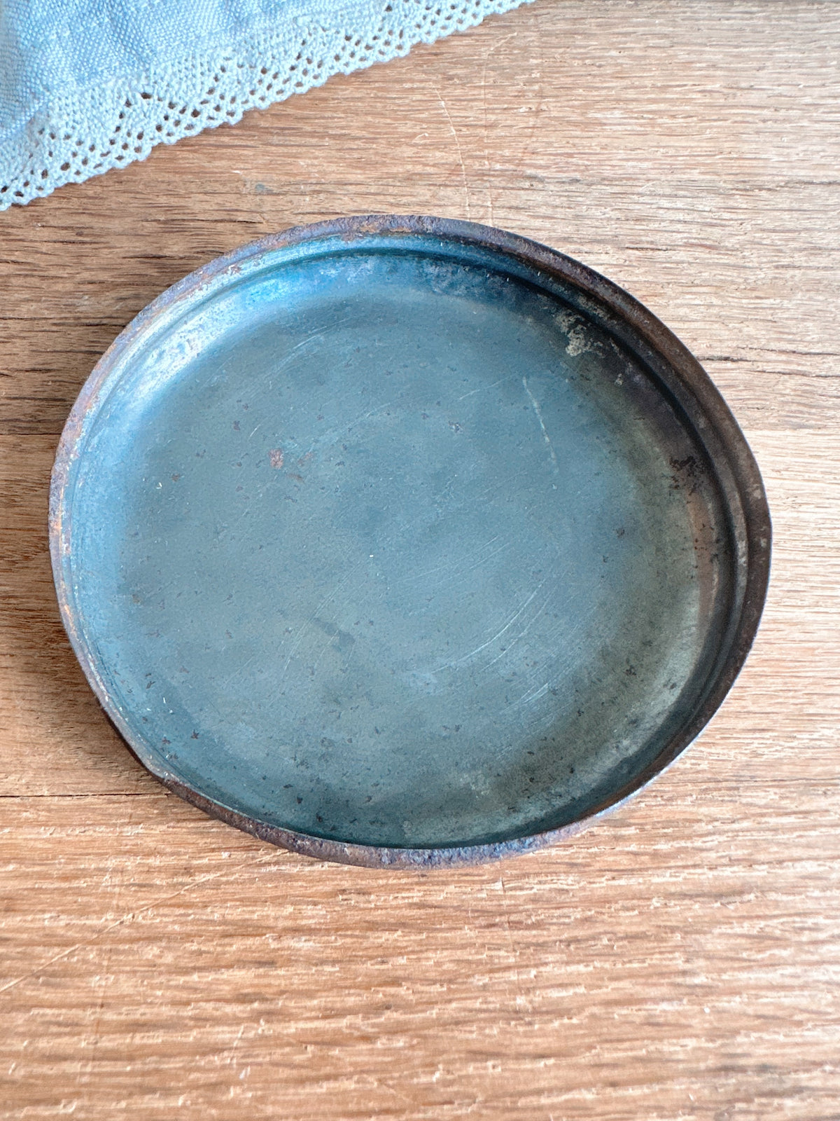 Antique Coffee Canister Filled with Dried Putka Pods