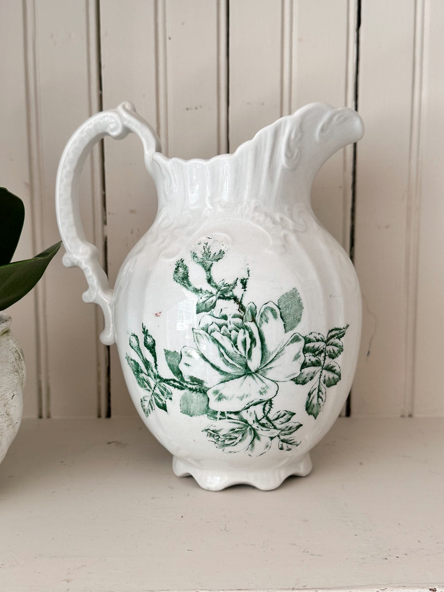 Antique Transferware Pitcher