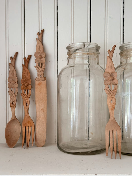 Vintage Wood Utensils